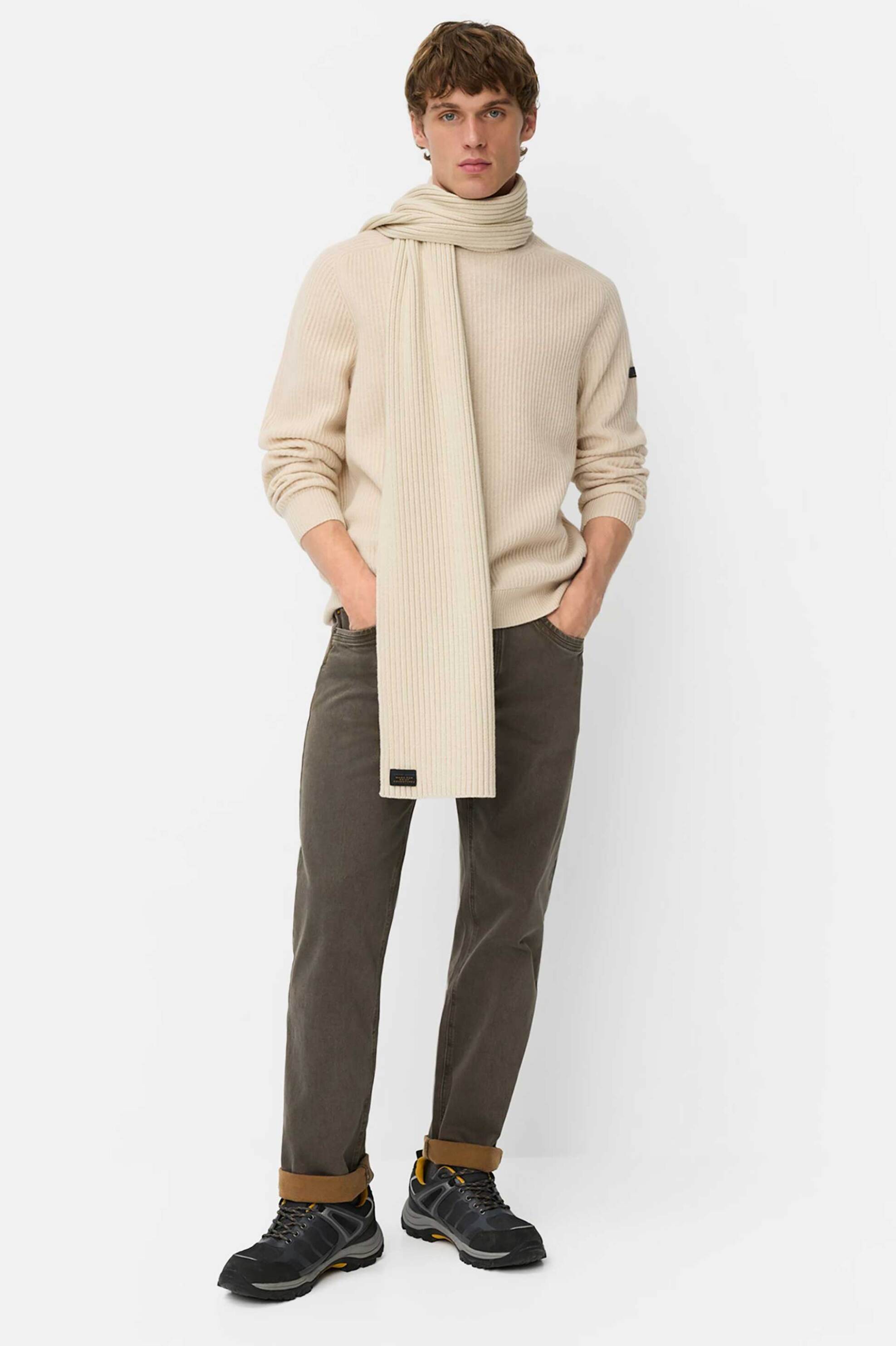 Camel Active ανδρικό παντελόνι πεντάτσεπο Relaxed Fit - C252-488X12-6F97 Χακί