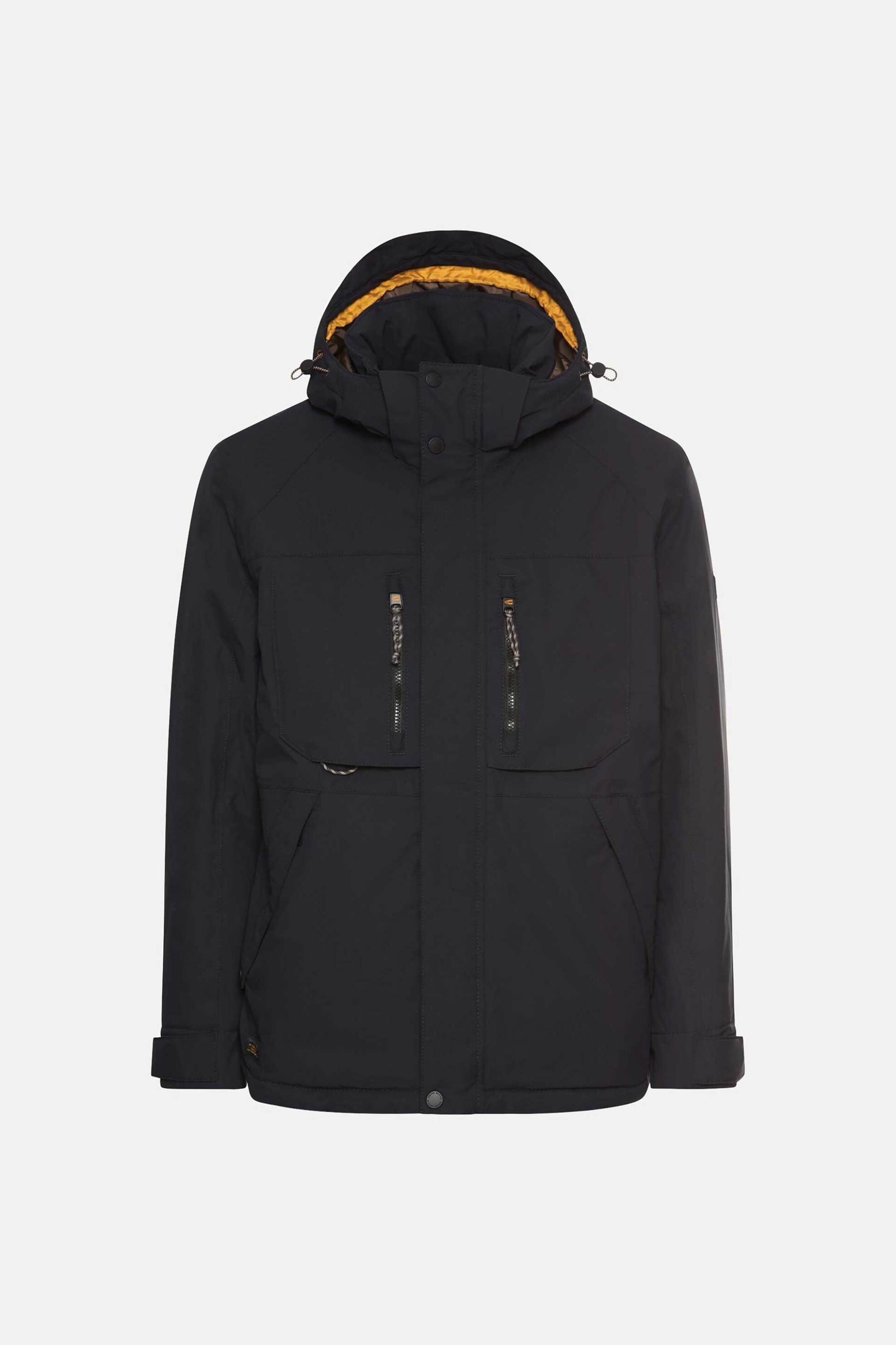 Camel Active ανδρικό αδιάβροχο μπουφάν με αφαιρούμενη κουκούλα Regular Fit - C252-420064-6N07 Μπλε Σκούρο