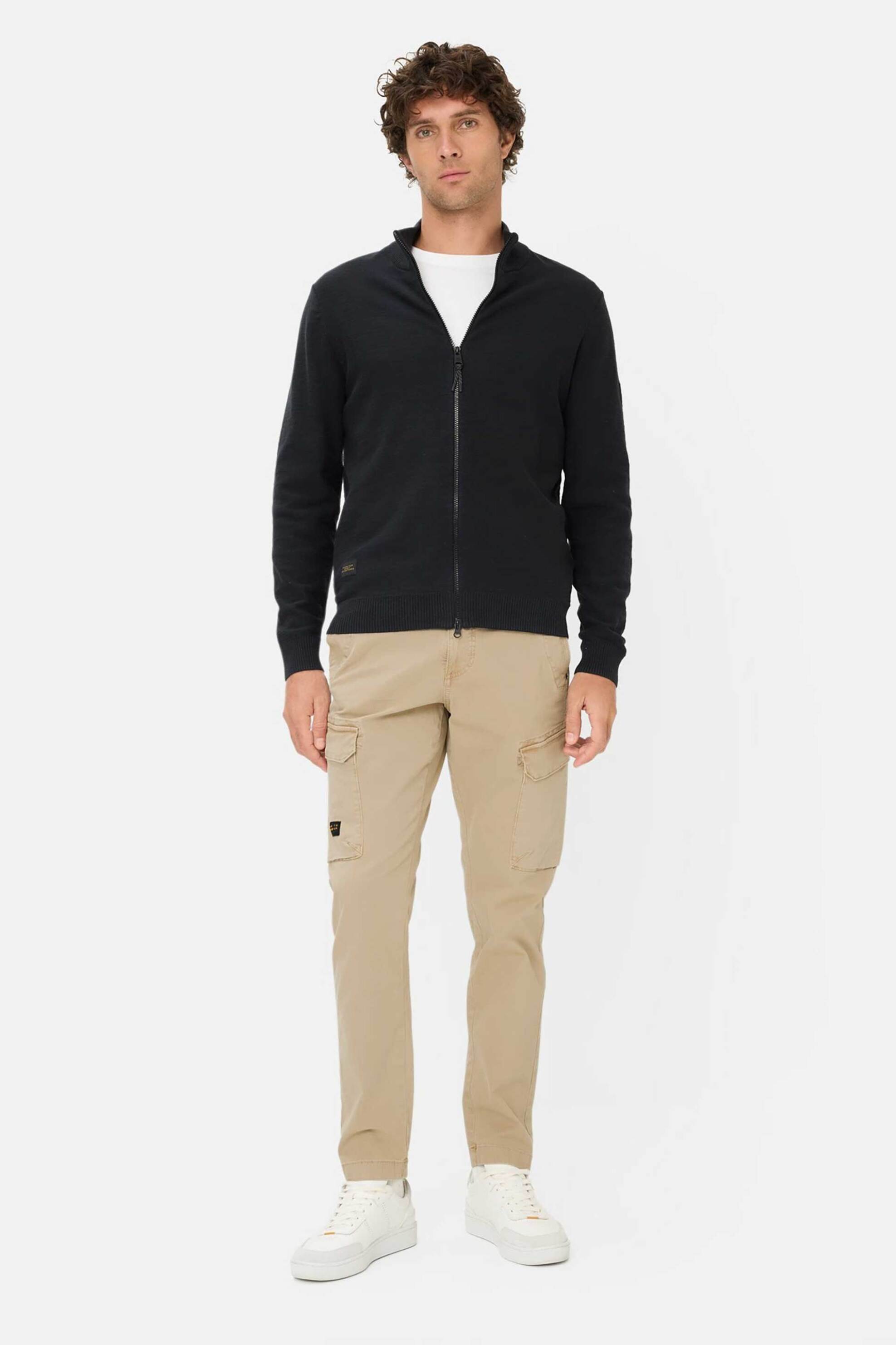 Camel Active ανδρικό παντελόνι cargo Regular Fit - C261-476R04-7F02 Μπεζ