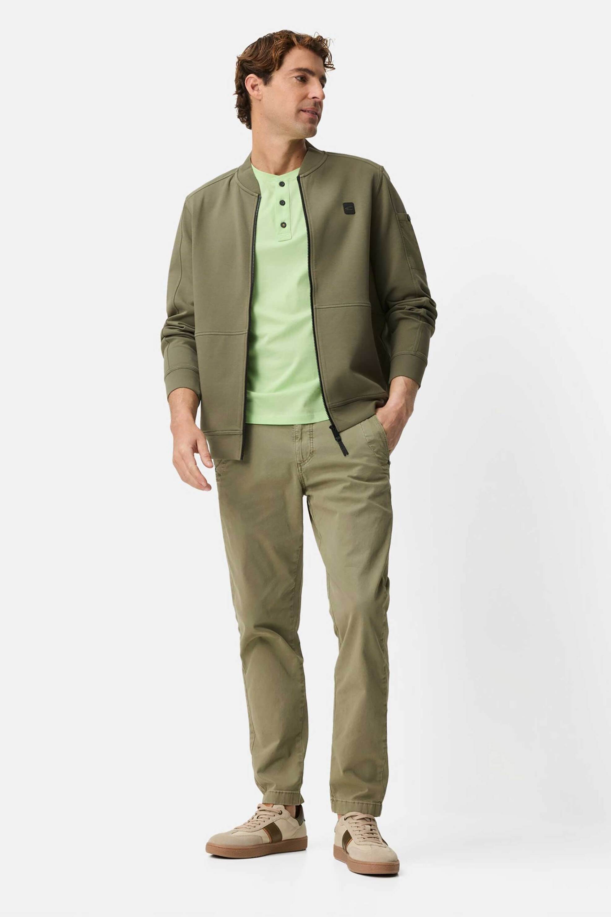 Camel Active ανδρικό παντελόνι chino Regular Fit - C261-477R14-7F02 Λαδί