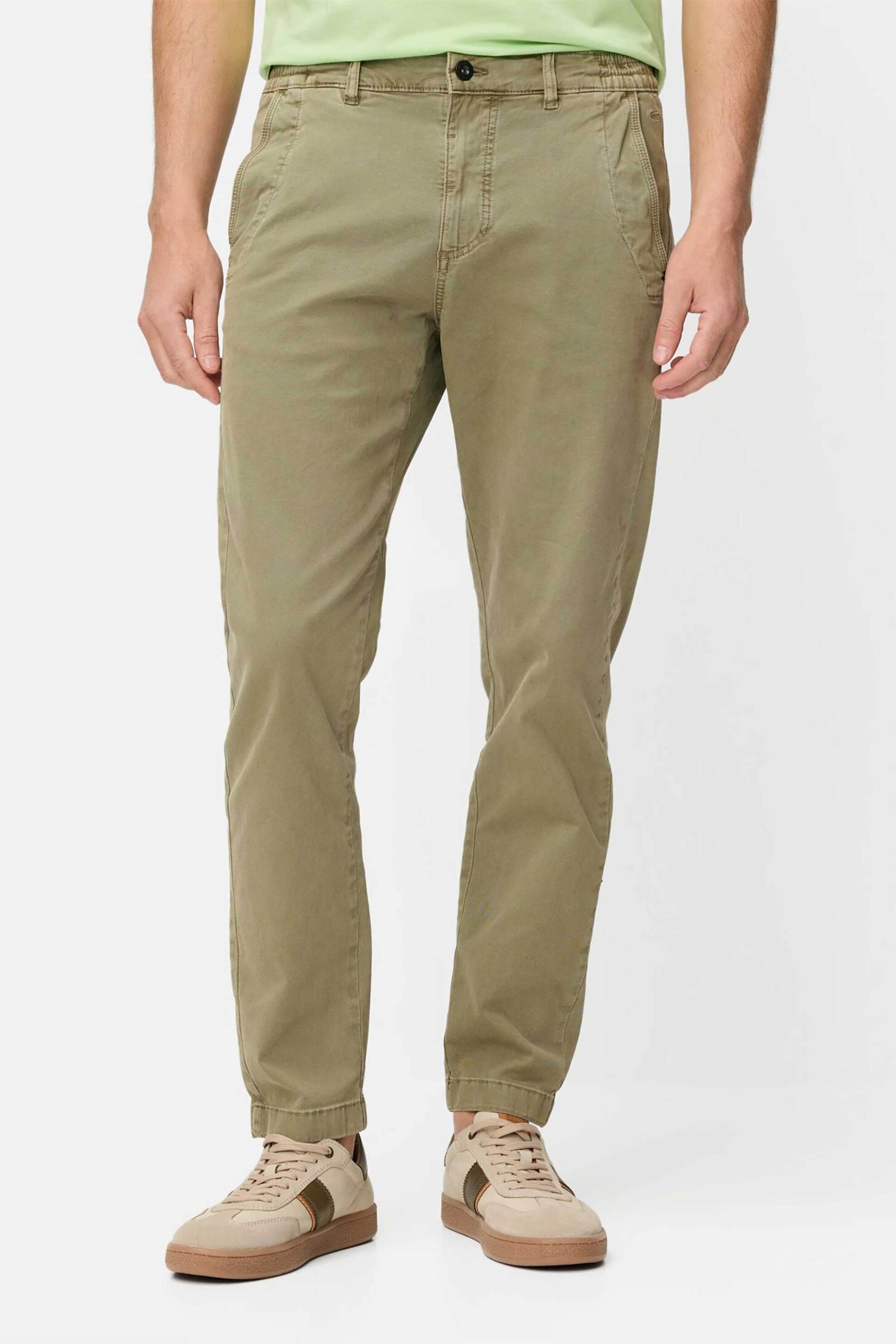 Camel Active ανδρικό παντελόνι chino Regular Fit - C261-477R14-7F02 Λαδί φωτογραφία