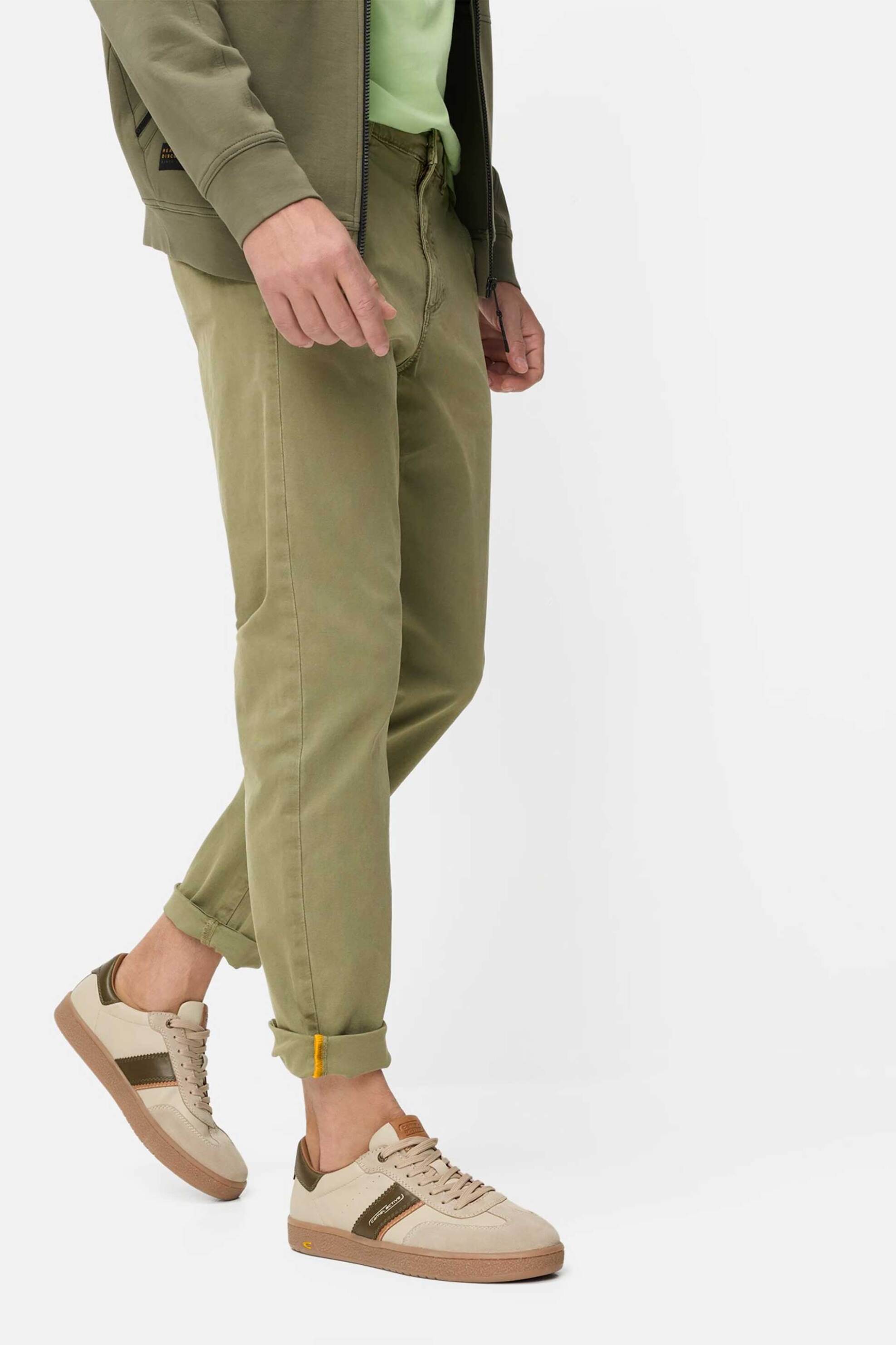 Camel Active ανδρικό παντελόνι chino Regular Fit - C261-477R14-7F02 Λαδί φωτογραφία
