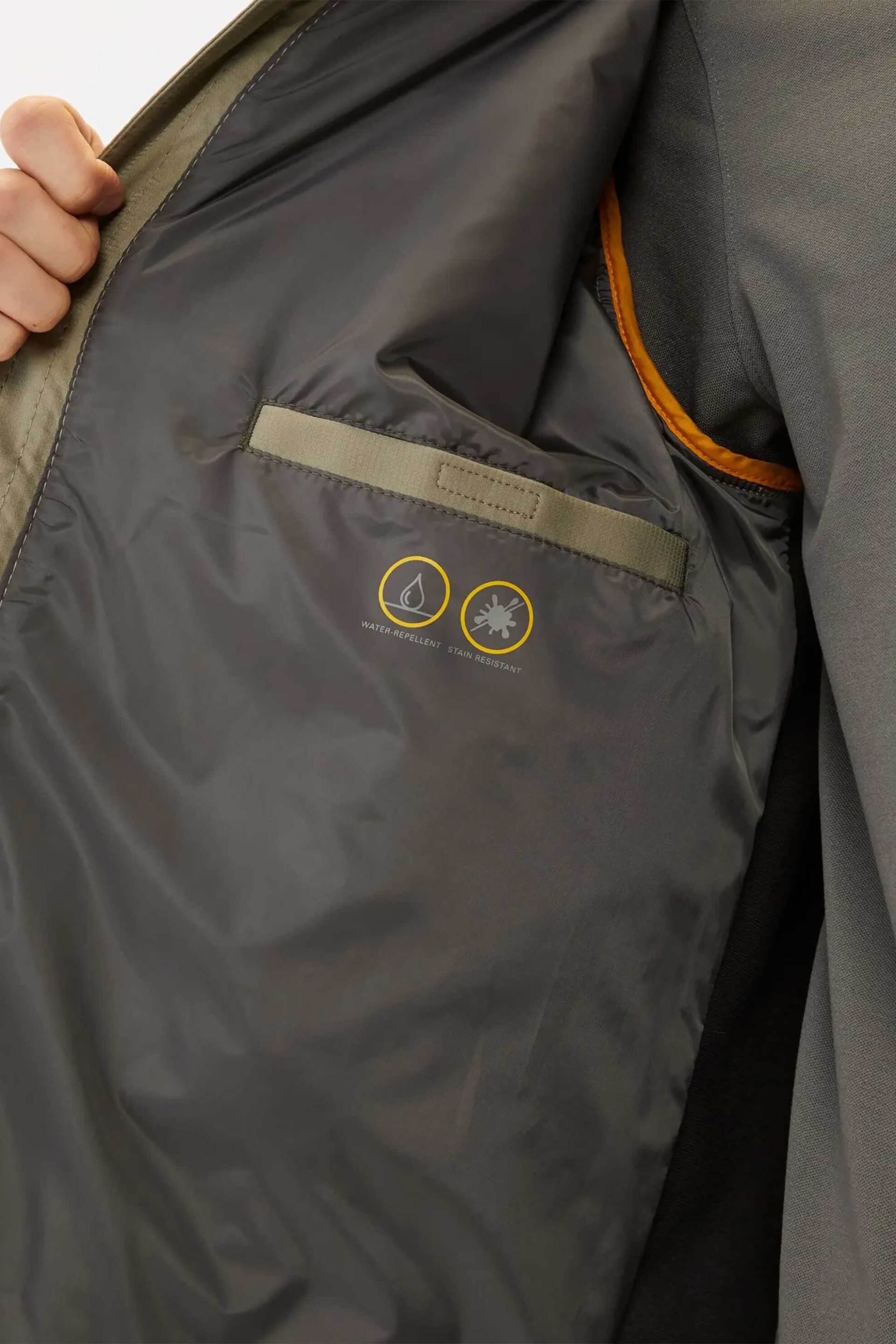 Camel Active Ανδρικό Αδιάβροχο Μπουφάν με Αποσπώμενη Κουκούλα Regular Fit - C261Nos-430120-9N61 Μπεζ