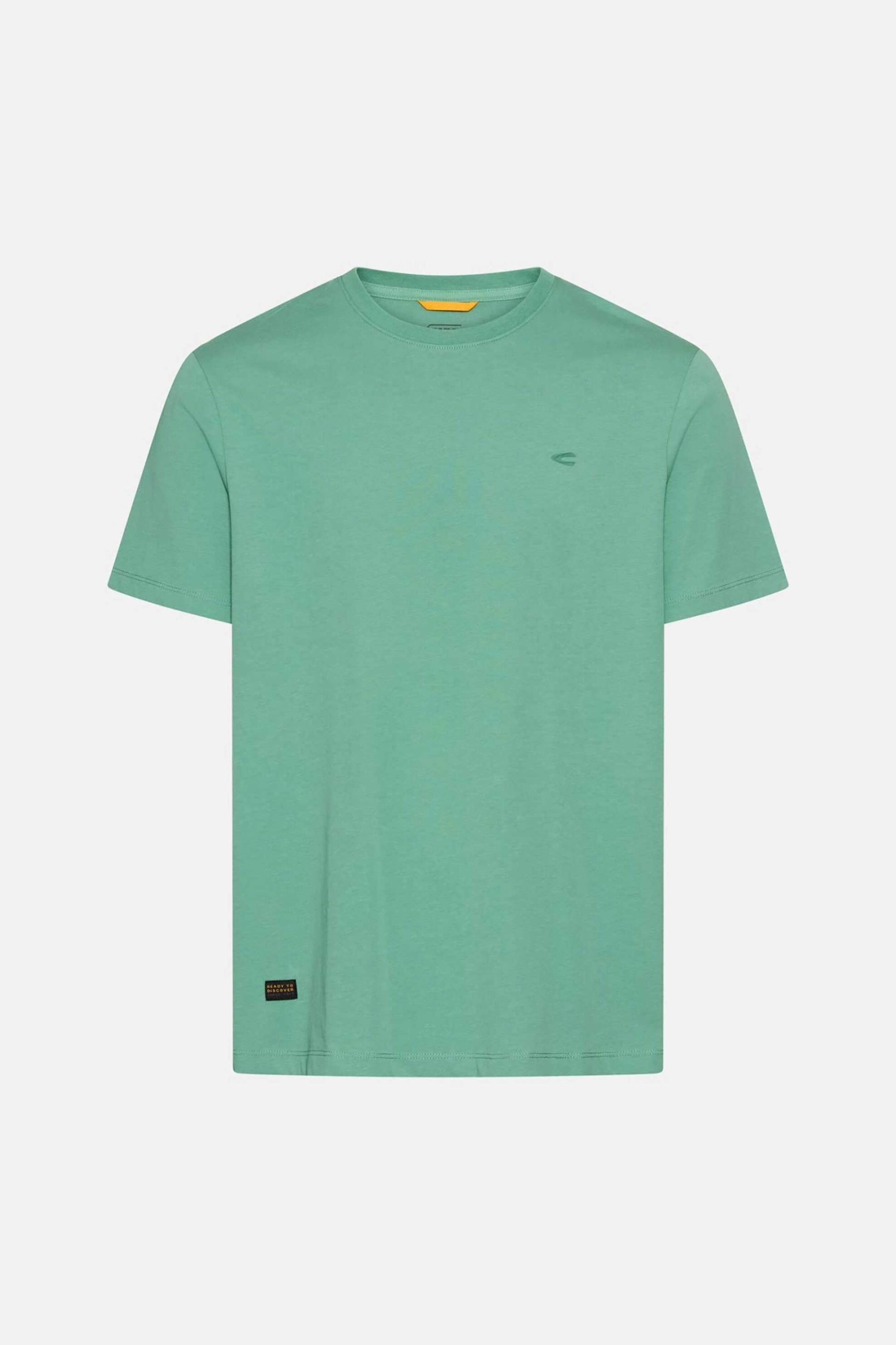 Camel Active Ανδρικό T-Shirt με Κεντημένο Monogram Regular Fit - C261-409700-7T07 Πράσινο