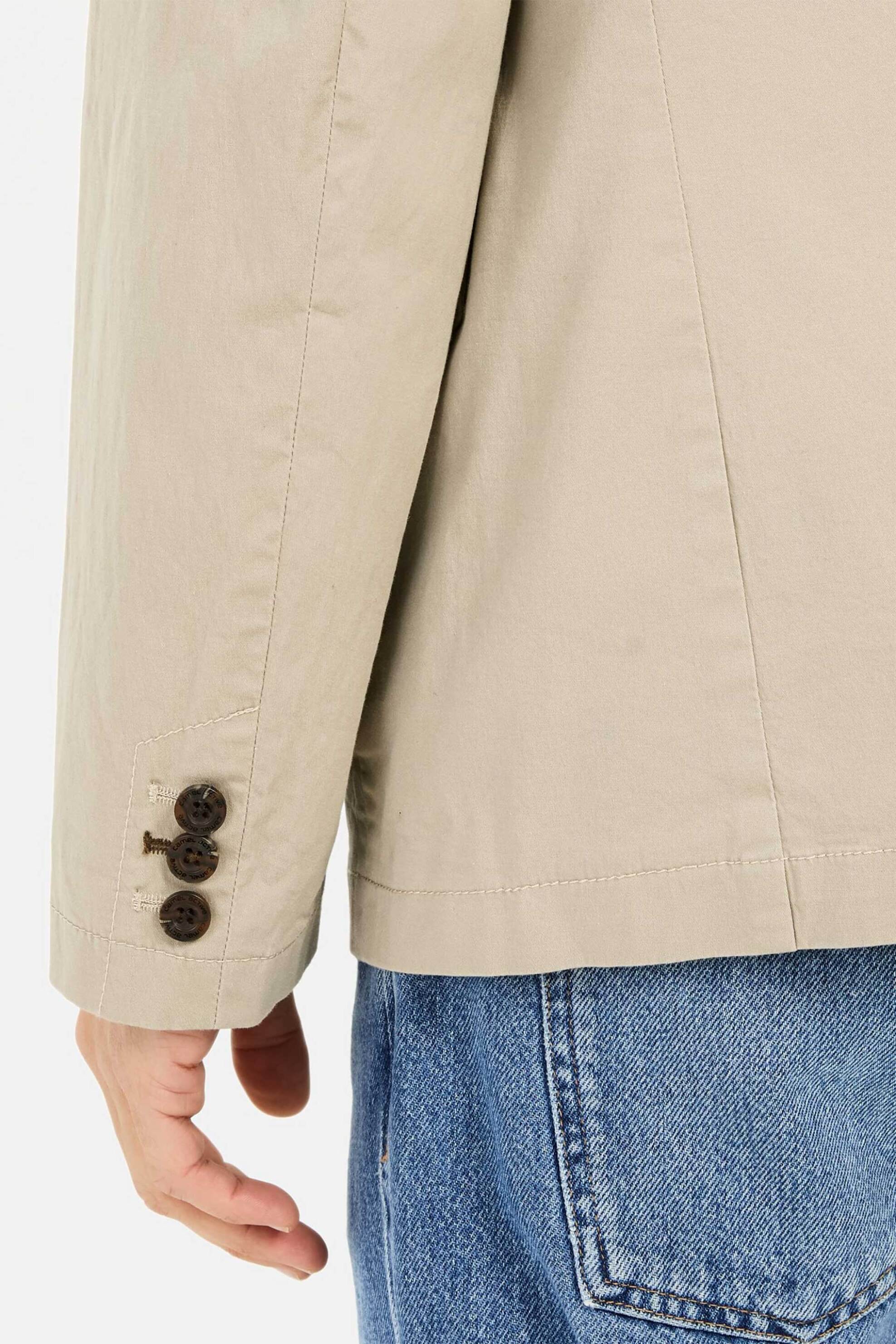 Camel Active Ανδρικό Σακάκι Μονόχρωμο Regular Fit - C261Nos-442705-9I88 Μπεζ