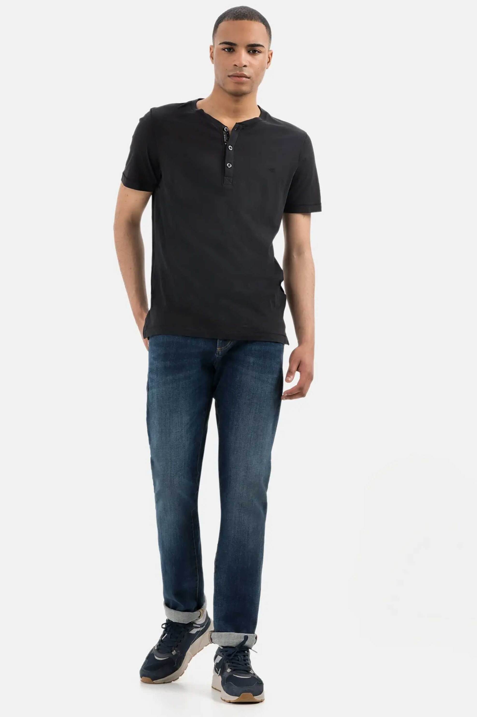 Camel Active ανδρικό τζιν παντελόνι πεντάτσεπο Regular Fit - C261NOS-488445-9Z55 Denim Blue Σκούρο