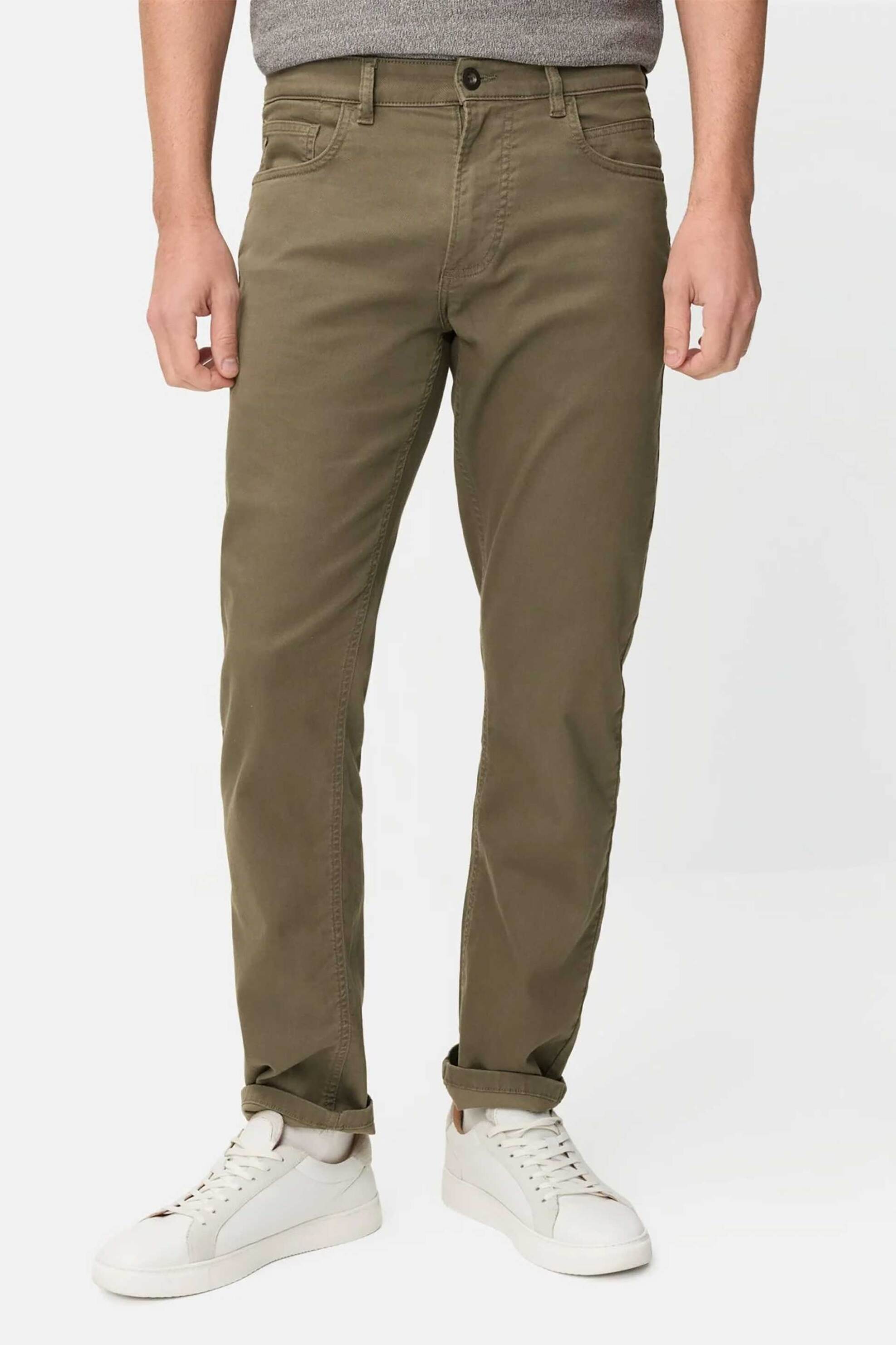 Camel Active ανδρικό παντελόνι πεντάσεπο Regular Fit - C261-488R51-7F18 Λαδί φωτογραφία