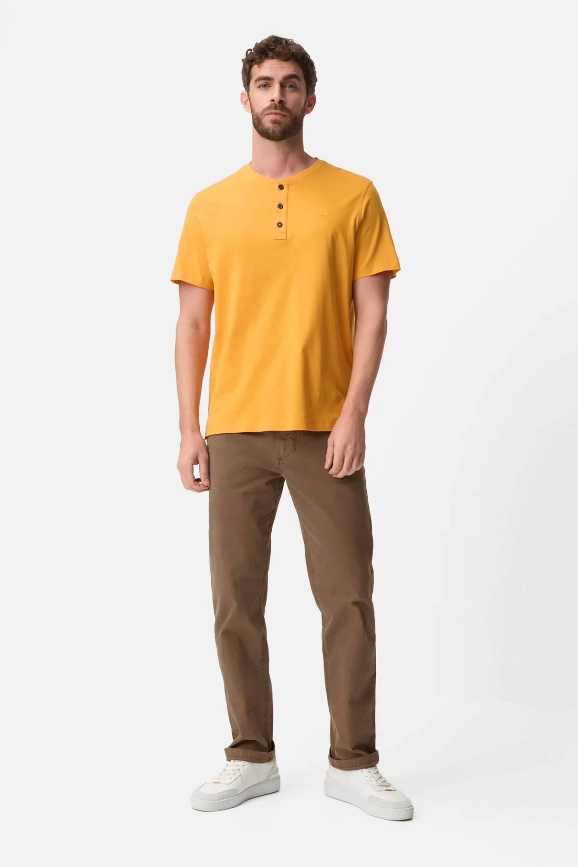 Camel Active ανδρικό παντελόνι πεντάσεπο Relaxed Fit - C261-488X12-7F02 Καφέ
