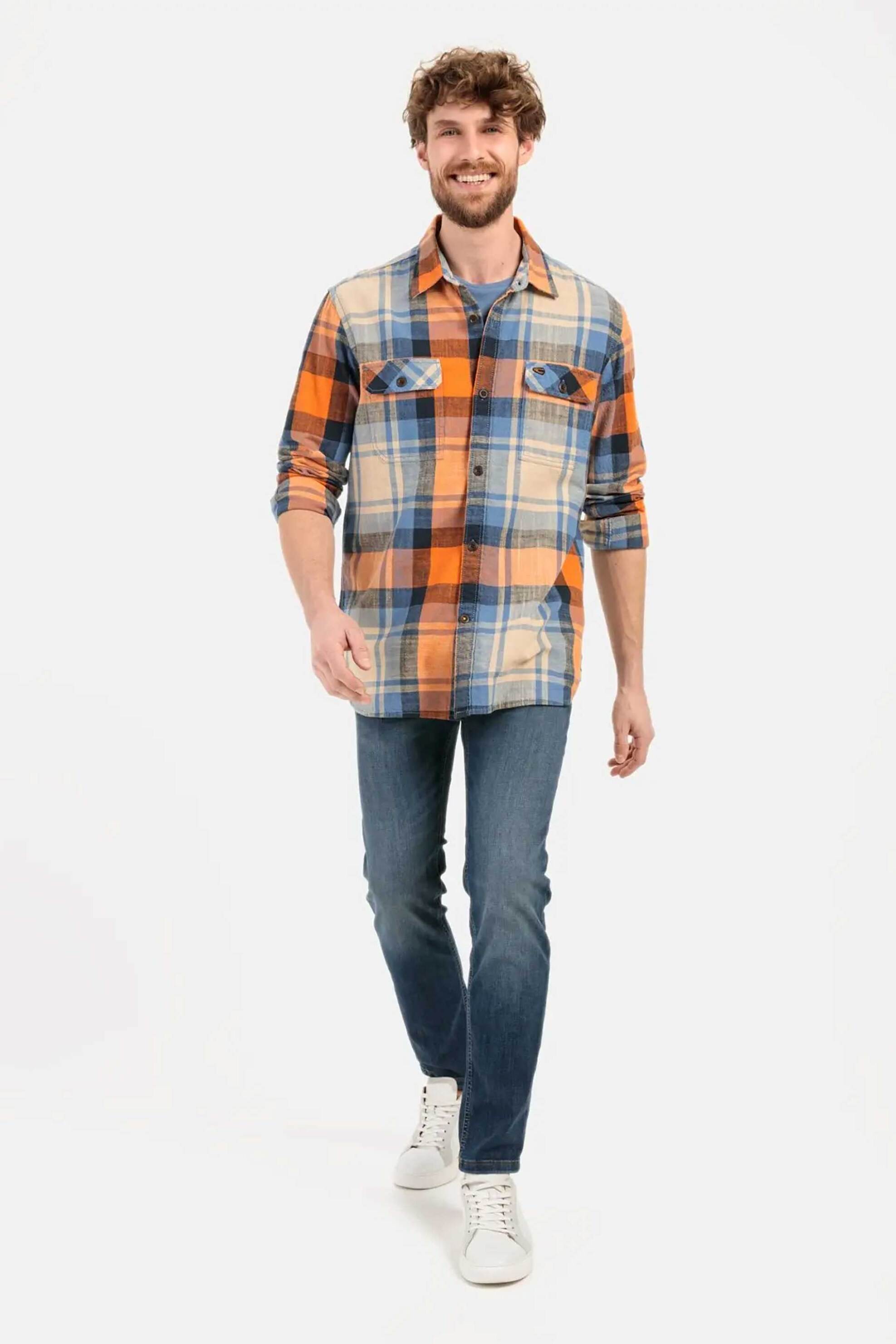 Camel Active ανδρικό τζιν παντελόνι πεντάτσεπο Slim Fit - C261NOS-488035-9D22 Denim Blue Σκούρο