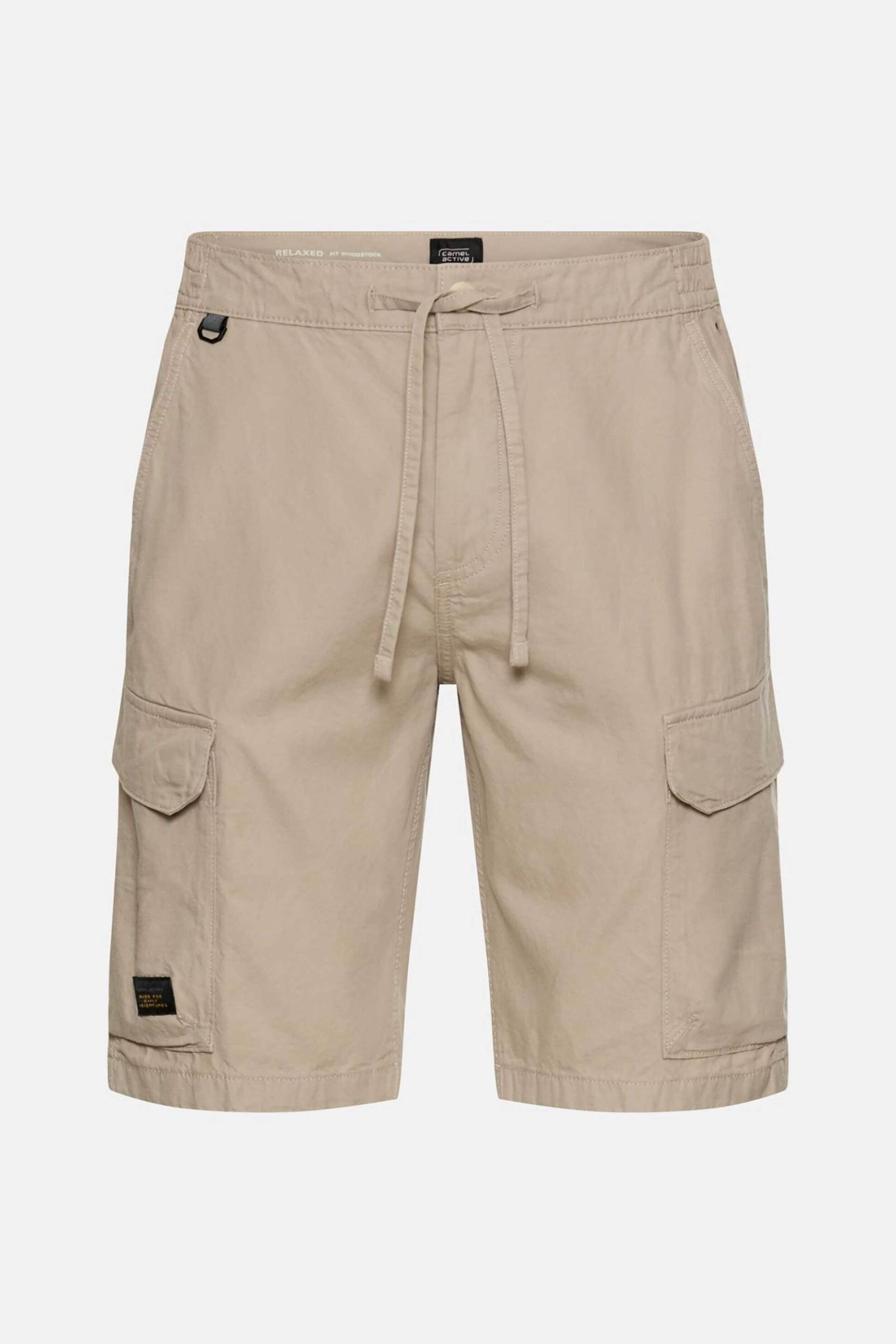 Camel Active Ανδρική Βερμούδα Cargo με Ελαστική Μέση Relaxed Fit - C261-496X12-7F11 Μπεζ