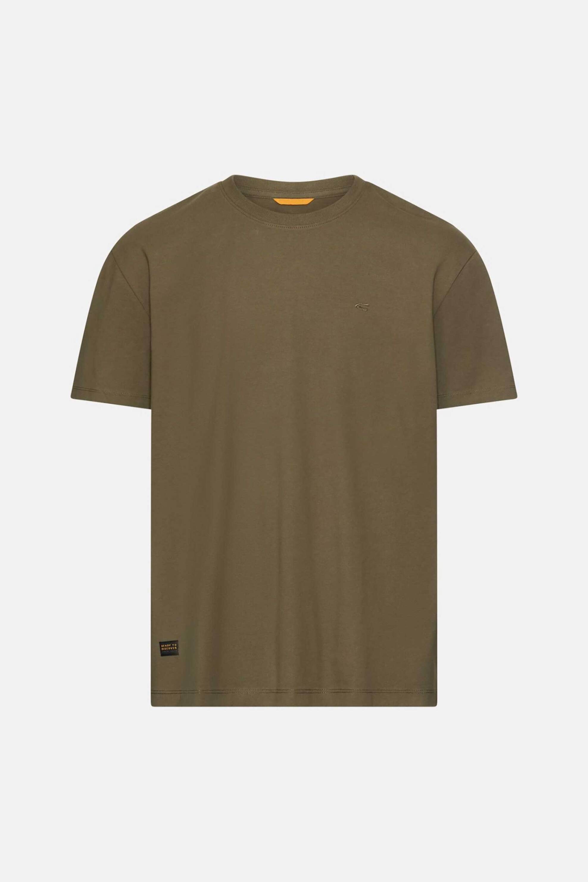 Camel Active Ανδρικό T-Shirt με Κεντημένο Monogram Relaxed Fit - C261-409700-7T30 Λαδί