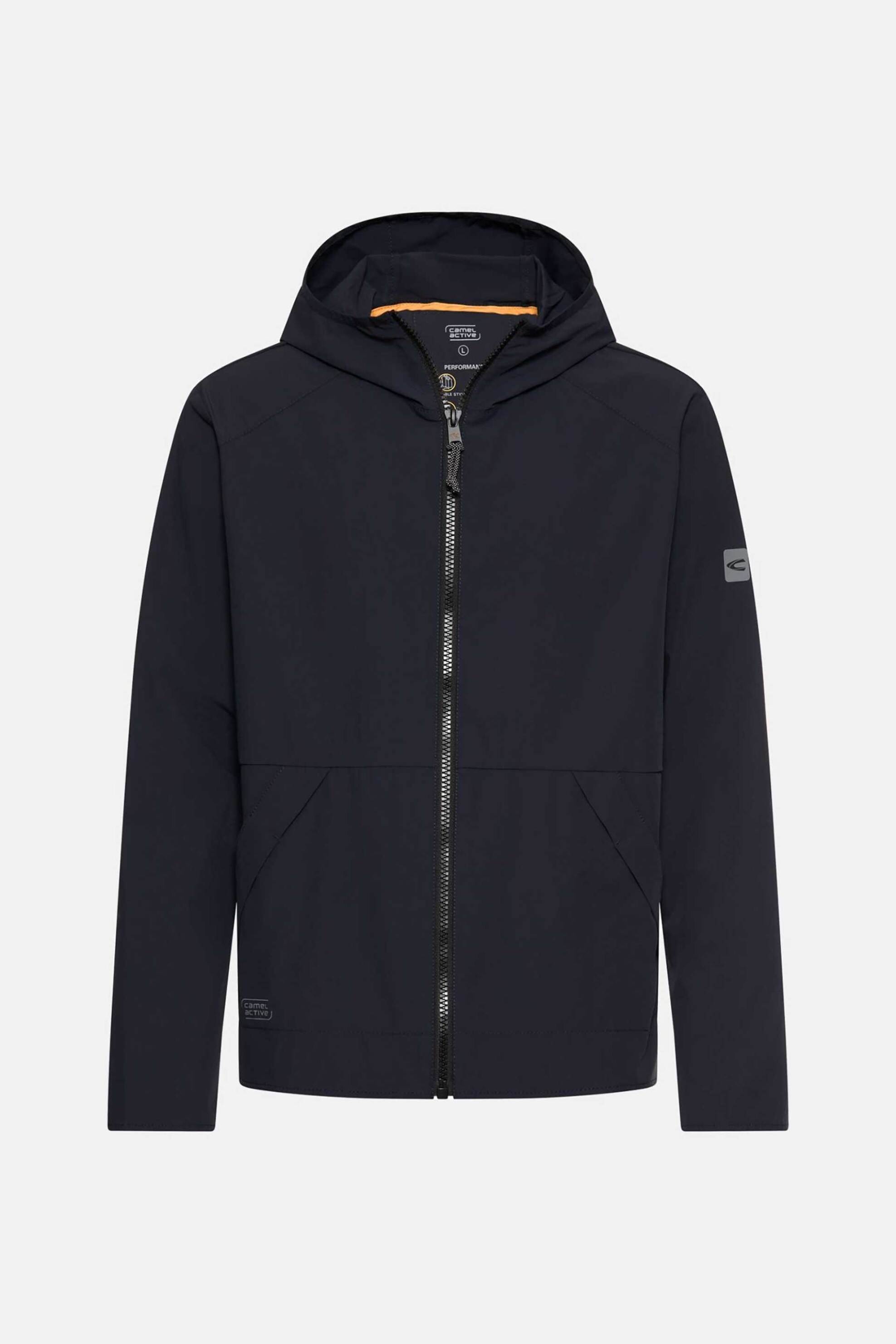 Camel Active Ανδρικό Jacket με Κουκούλα Και Logo Patch Regular Fit - C261-442855-7I23 Μπλε Σκούρο