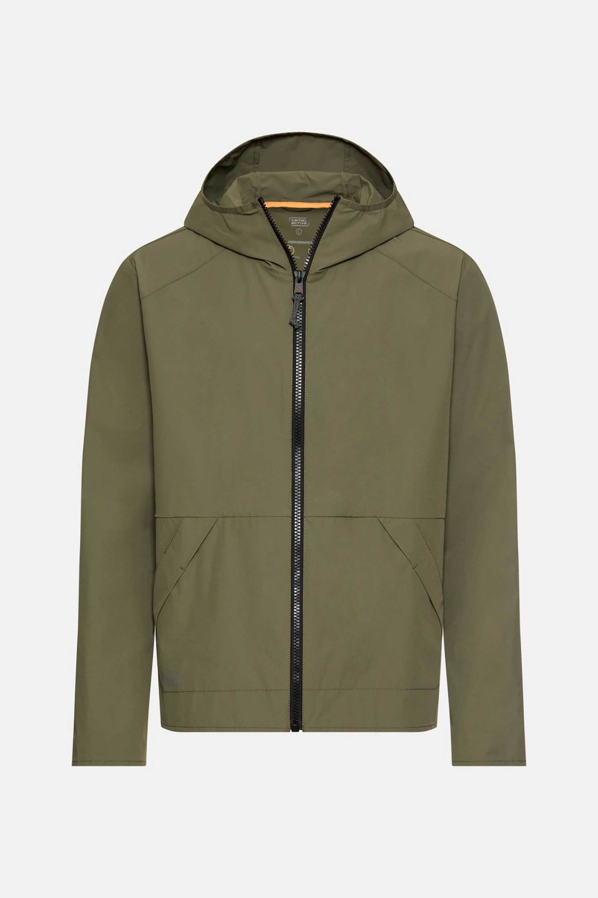 Camel Active Ανδρικό Jacket με Κουκούλα Και Logo Patch Regular Fit - C261-442855-7I23 Λαδί
