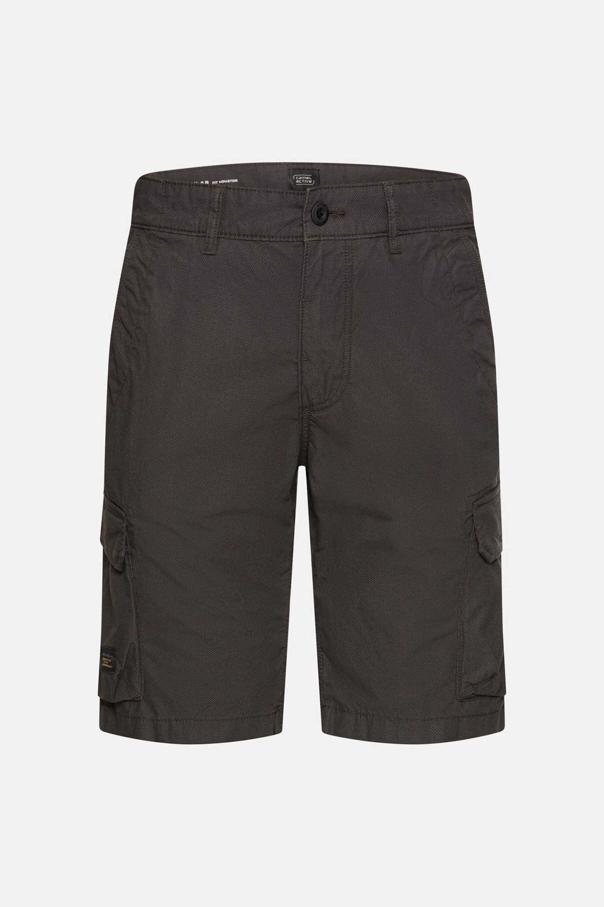 Camel Active Ανδρική Βερμούδα Cargo Regular Fit - C261-496R16-7F23 Μαύρο