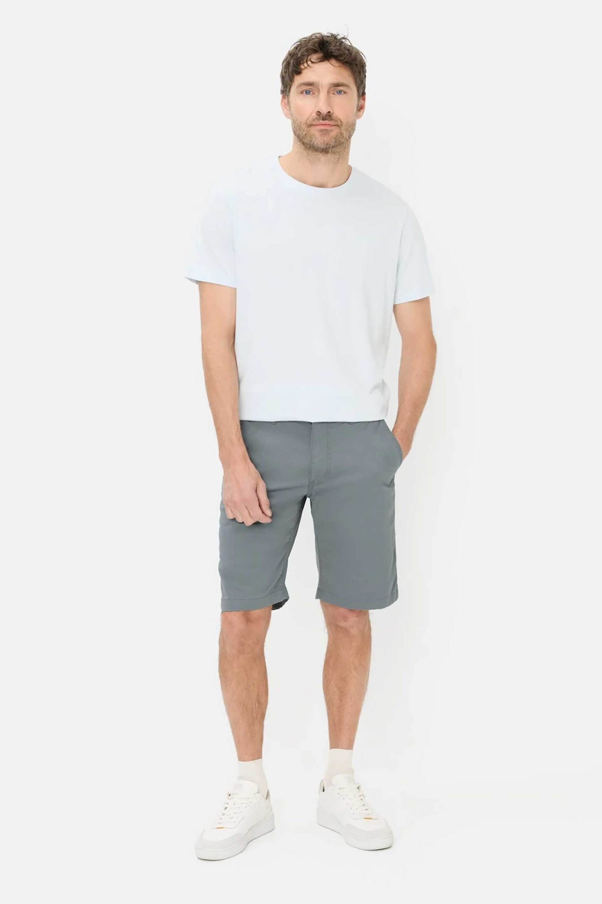 Camel Active ανδρική βερμούδα chino Regular Fit - C261-497R15-7F22 Γκρι