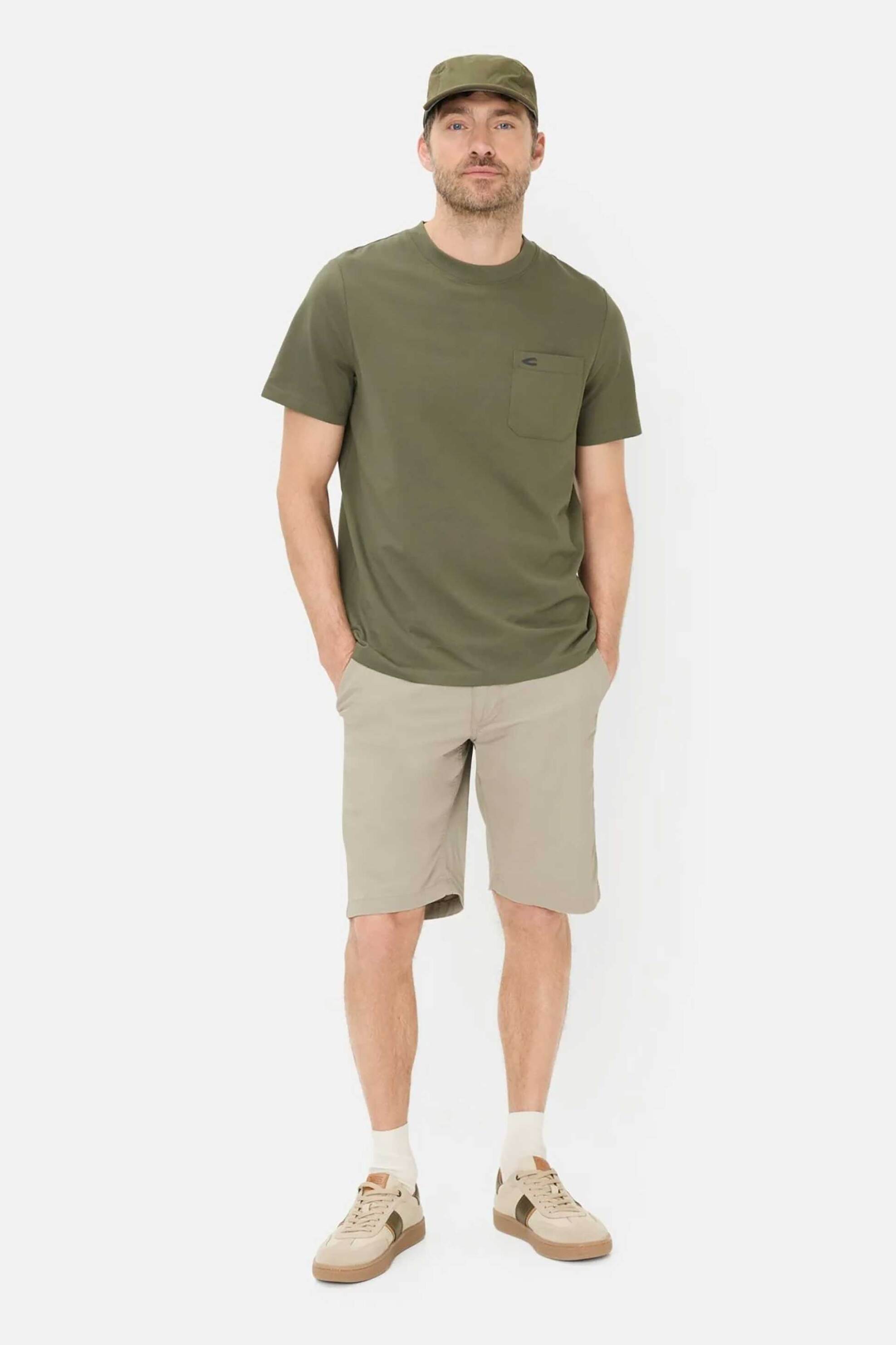 Camel Active ανδρική βερμούδα chino Regular Fit - C261-497R15-7F22 Μπεζ