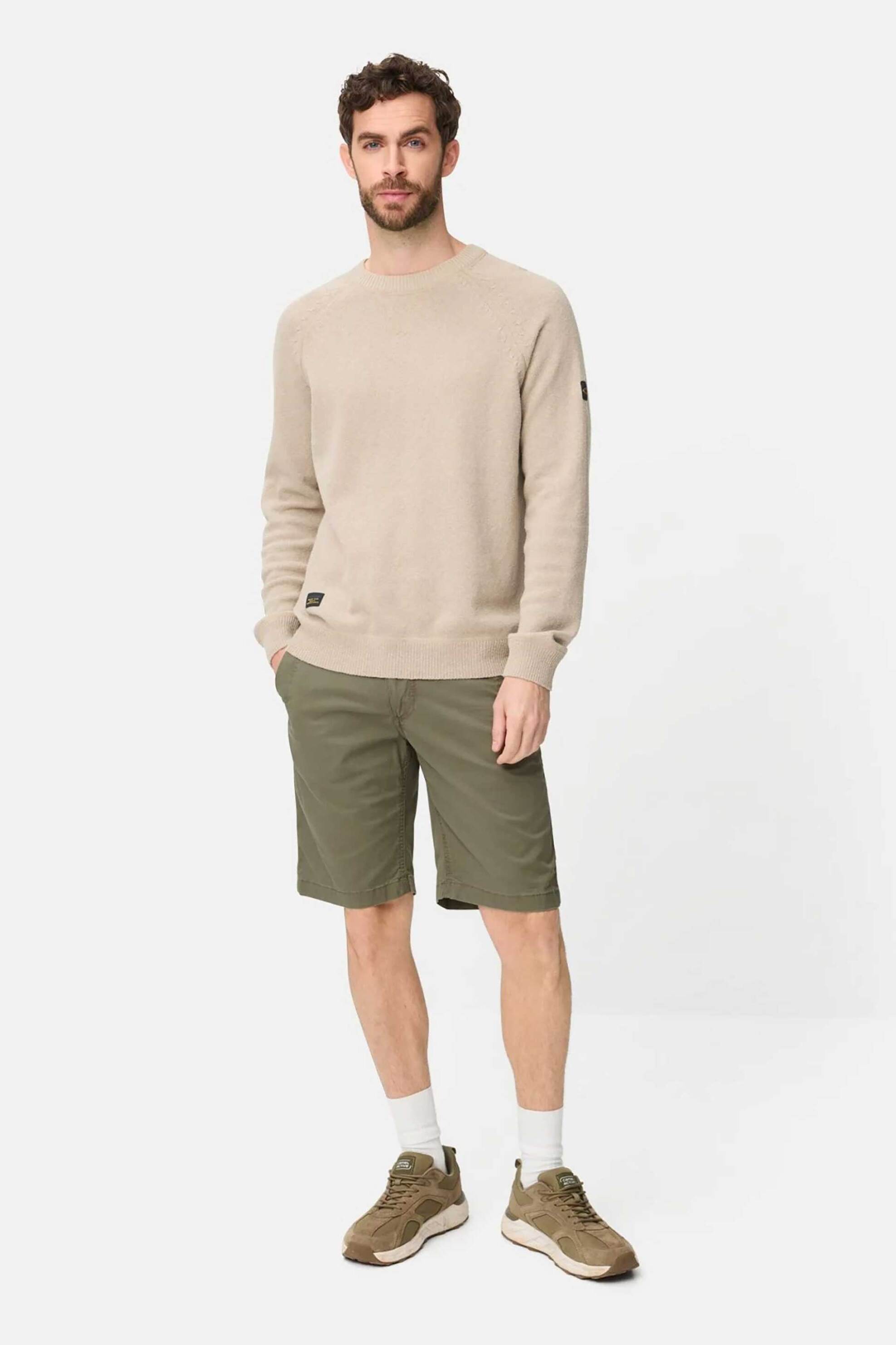 Camel Active ανδρική βερμούδα chino Regular Fit - C261-497R15-7F22 Λαδί