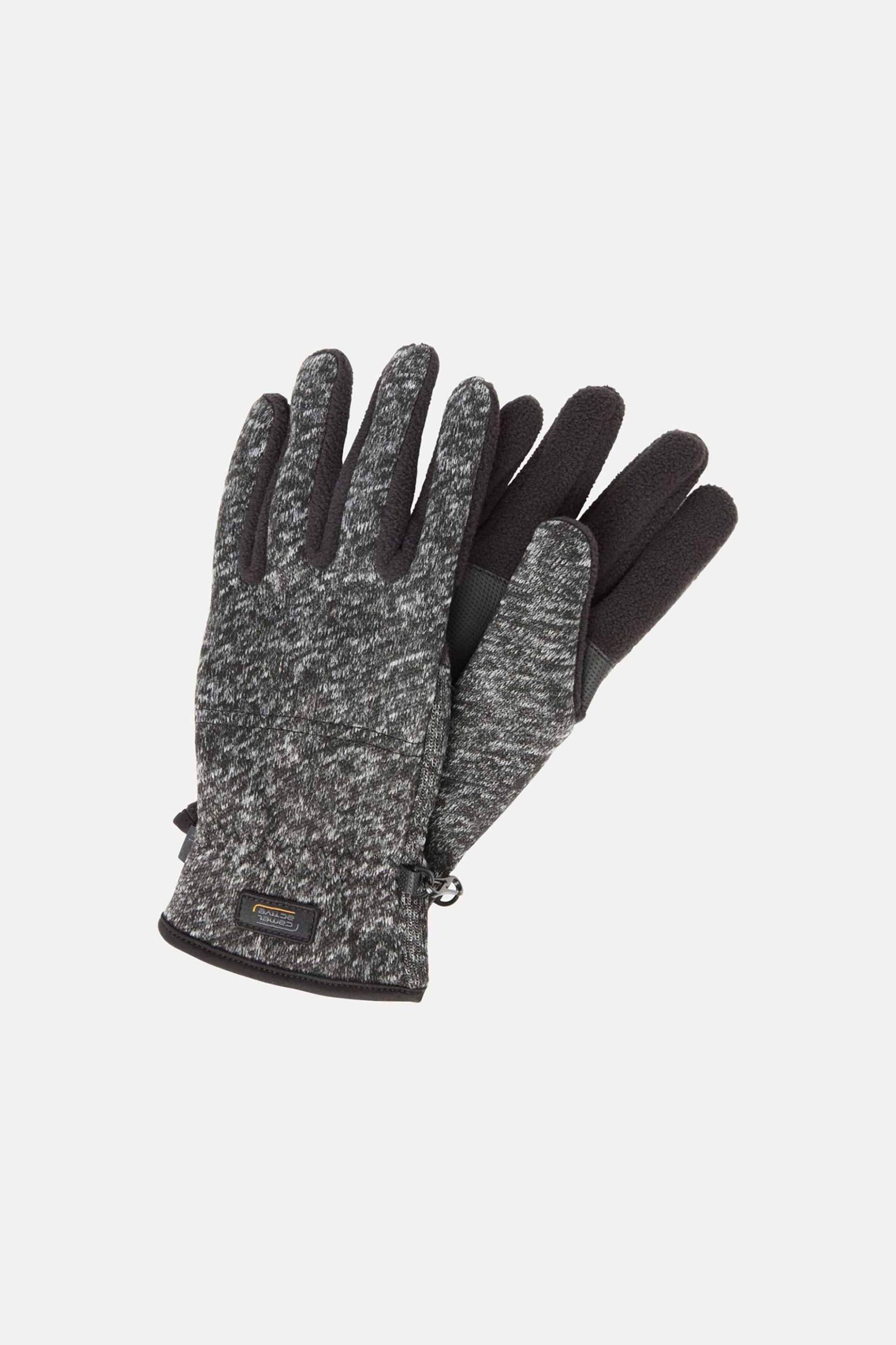 CAMEL ACTIVE Camel Active ανδρικά πλεκτά γάντια - C252-408270-6G27 Γκρι