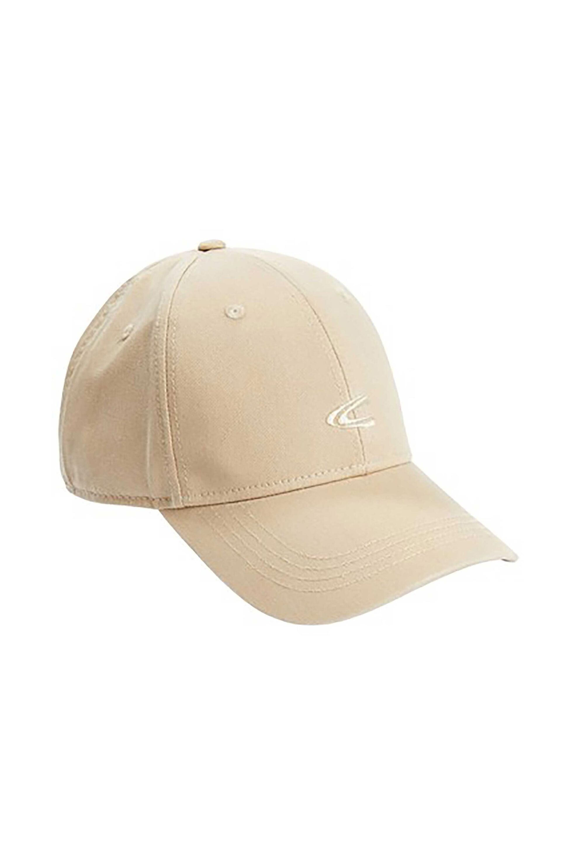 Camel Active ανδρικό καπέλο jockey με κεντημένο monogram - C261NOS-406060-9C06 Μπεζ