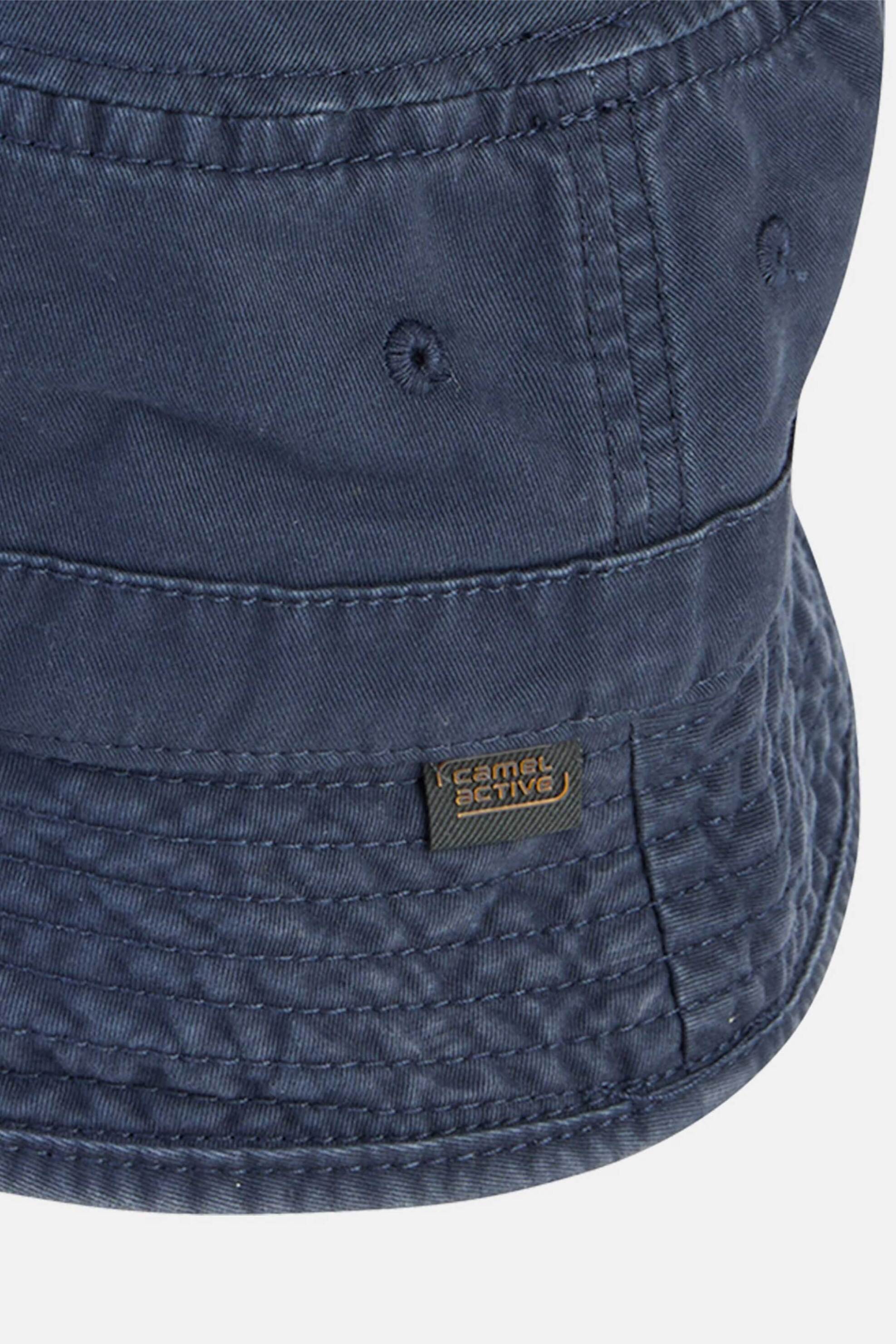 Camel Active Ανδρικό Καπέλο Bucket με Κεντημένο Monogram - C261-401100-7H10 Μπλε Σκούρο