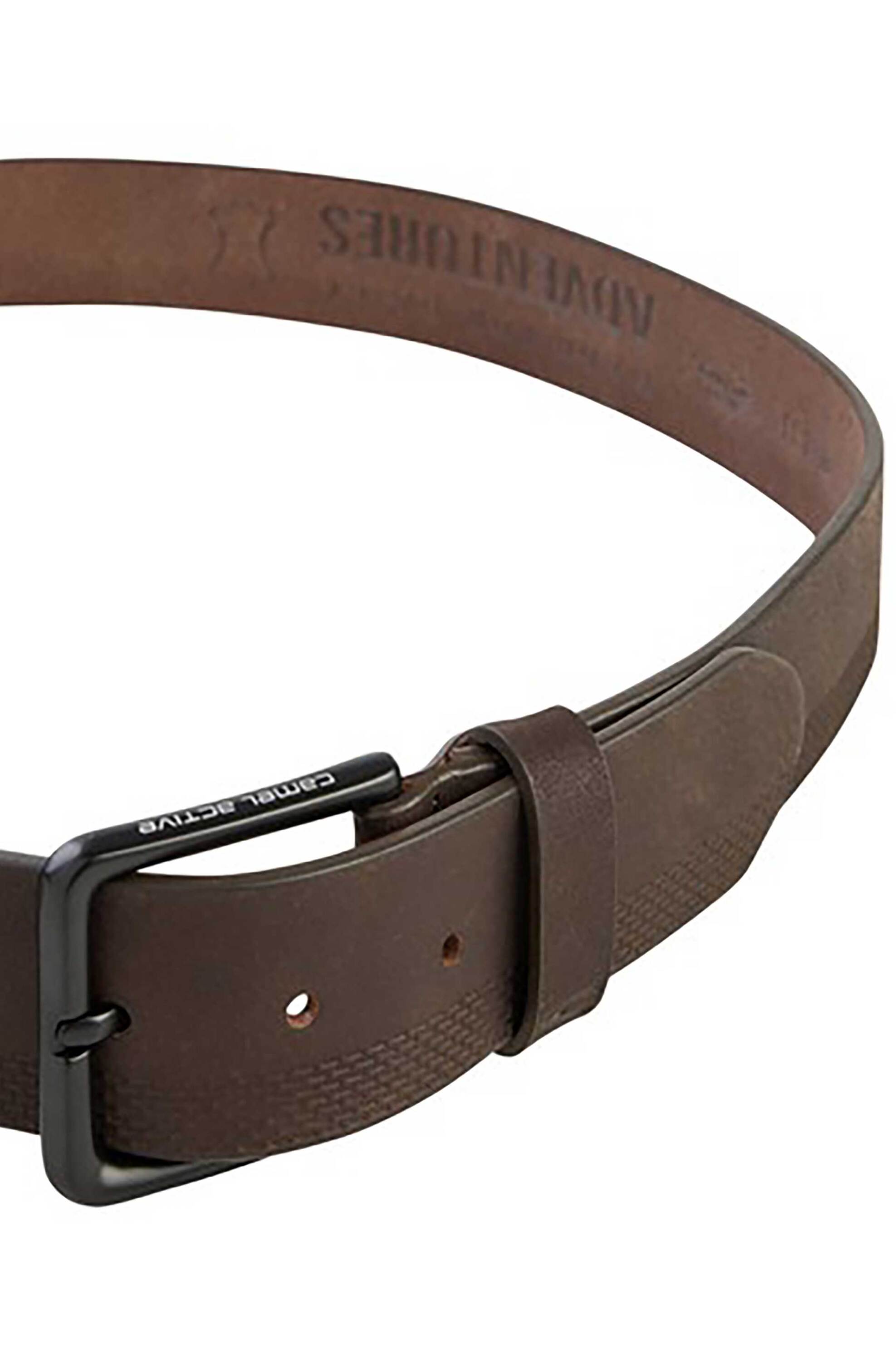 Camel Active Ανδρική Δερμάτινη Ζώνη με Μεταλλική Αγκράφα - C261Nos-402040-9B04 Καφέ