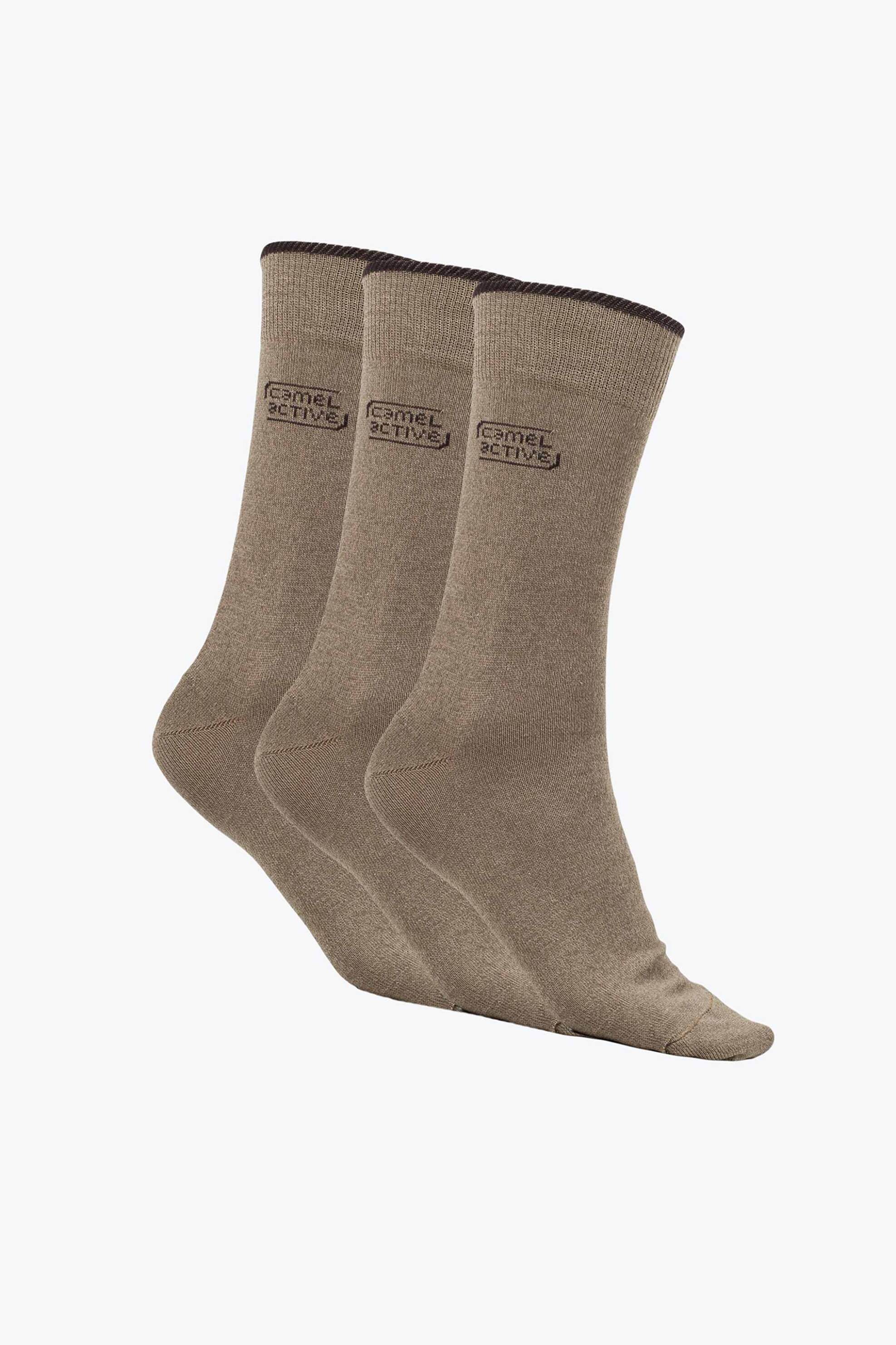 Camel Active σετ ανδρικές μακριές κάλτσες (3 ζευγάρια) - CA261NOS-6593 Μπεζ