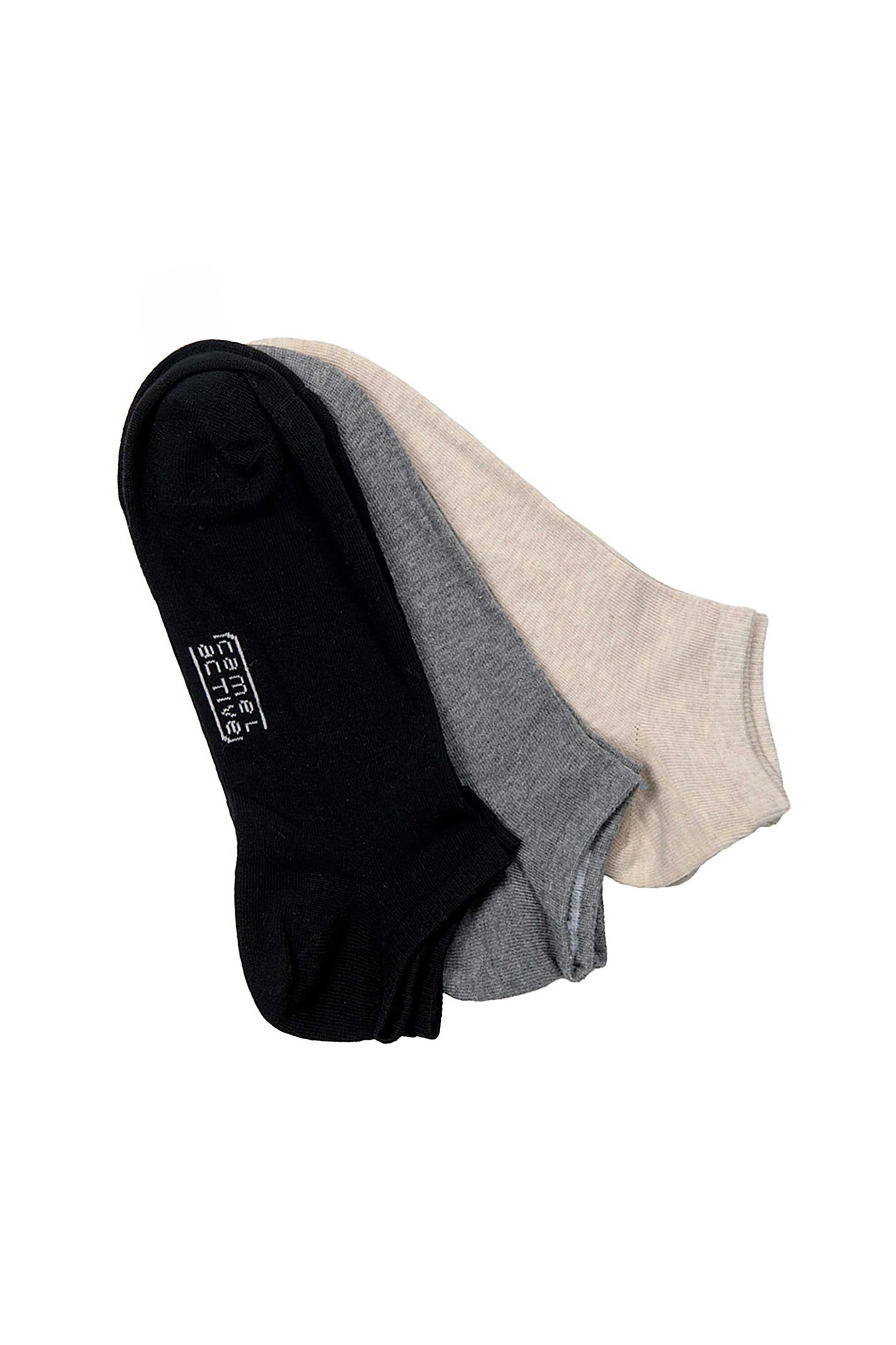 Camel Active σετ ανδρικές κοντές κάλτσες (3 ζευγάρια) - CA261-6335 Μπεζ