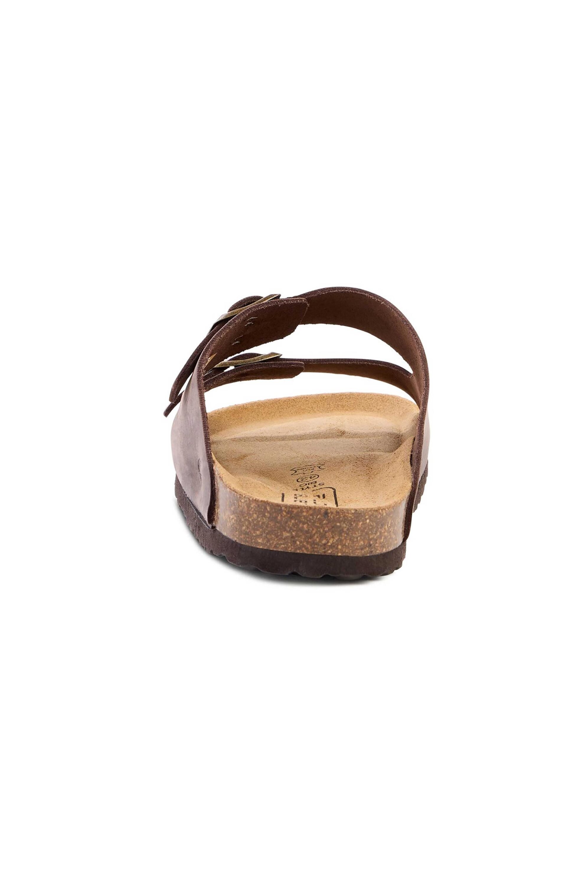 Camel Active ανδρικά δερμάτινα σανδάλια - CE261-54BOA01-400 Καφέ φωτογραφία