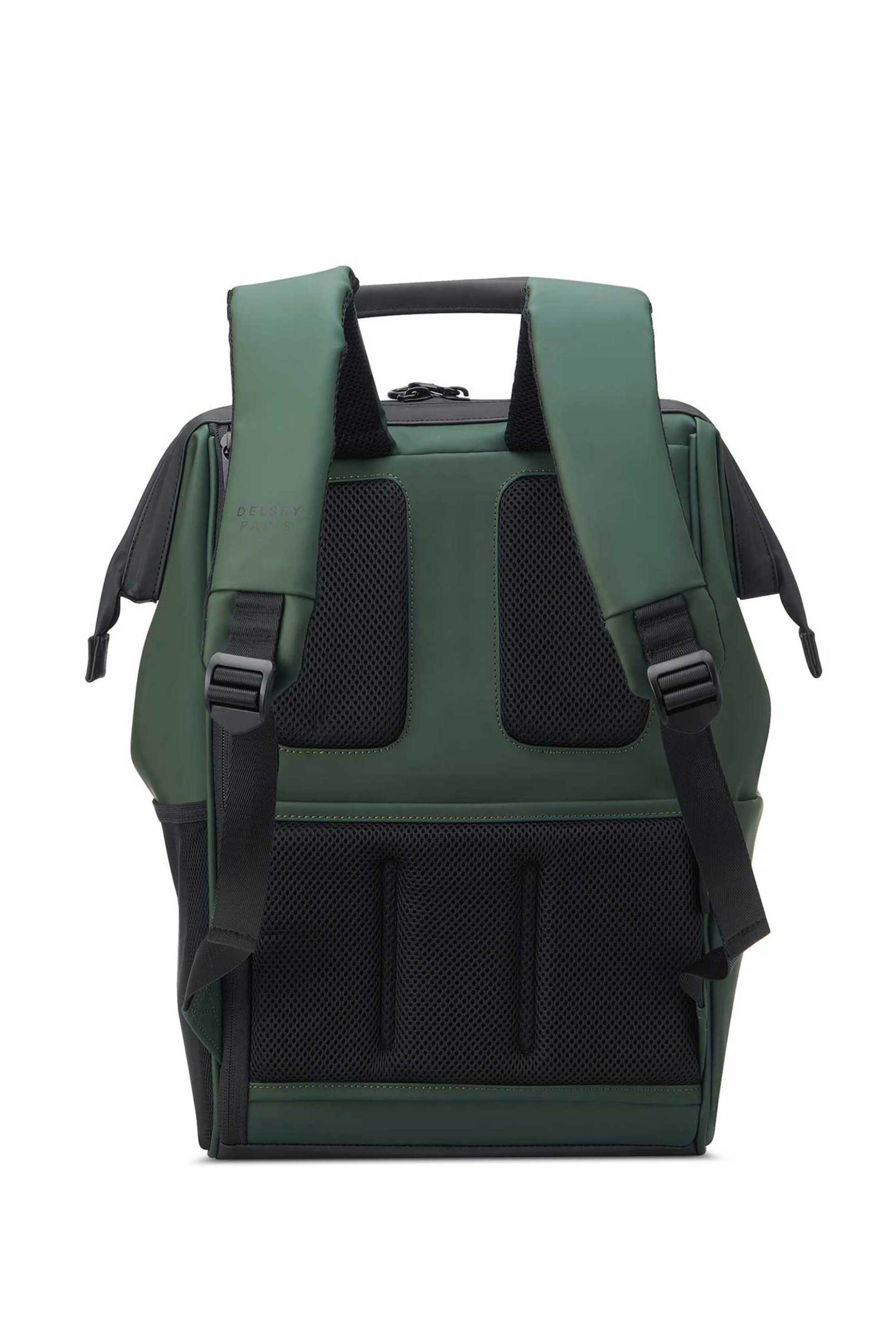 Delsey unisex backpack 38.5 x 35 x 17.5 cm "Turenne Green" - 163261013 φωτογραφία