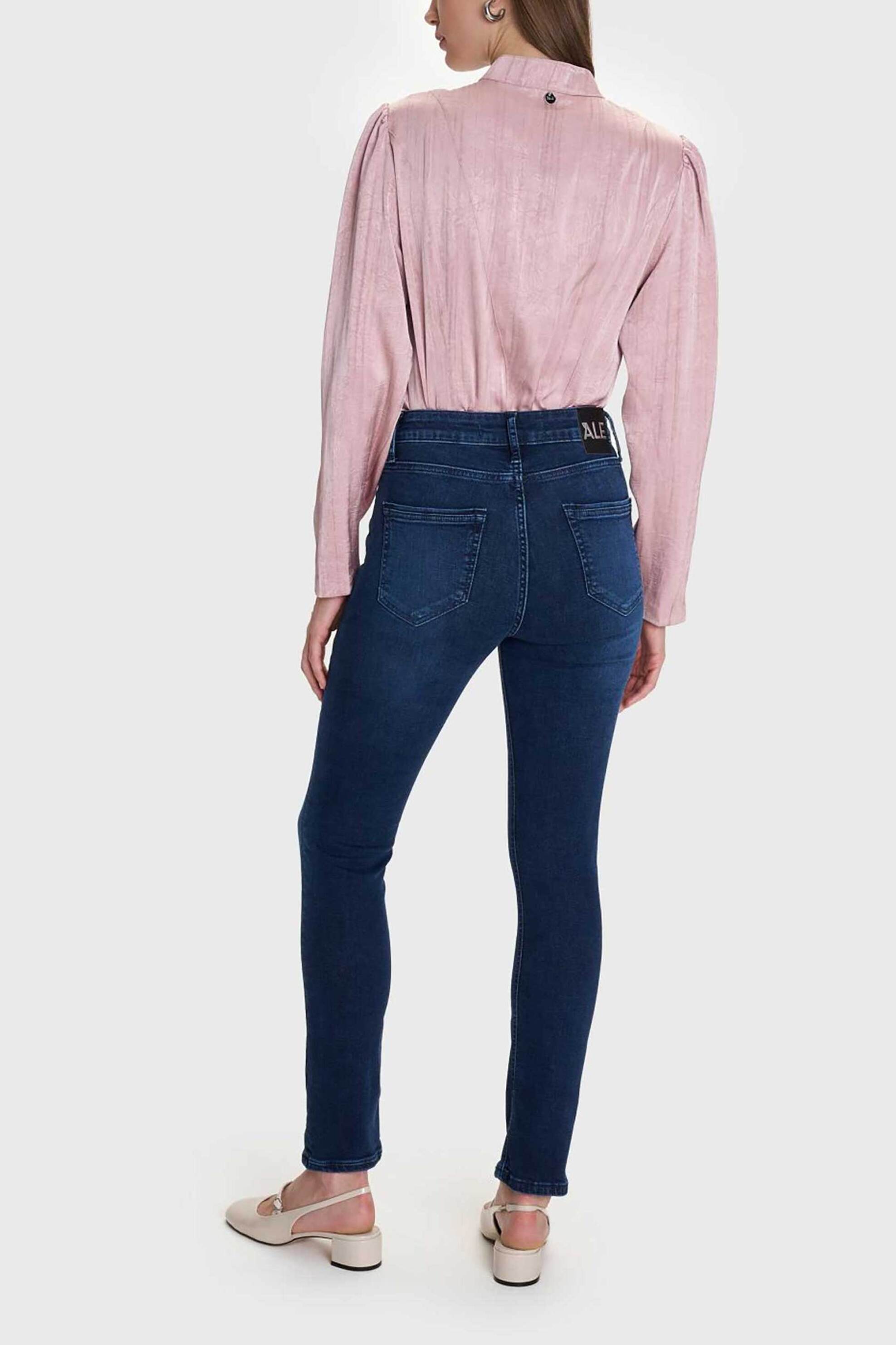 'ALE γυναικείο τζιν παντελόνι πεντάτσεπο Slim Fit - 8922327 Denim Blue φωτογραφία
