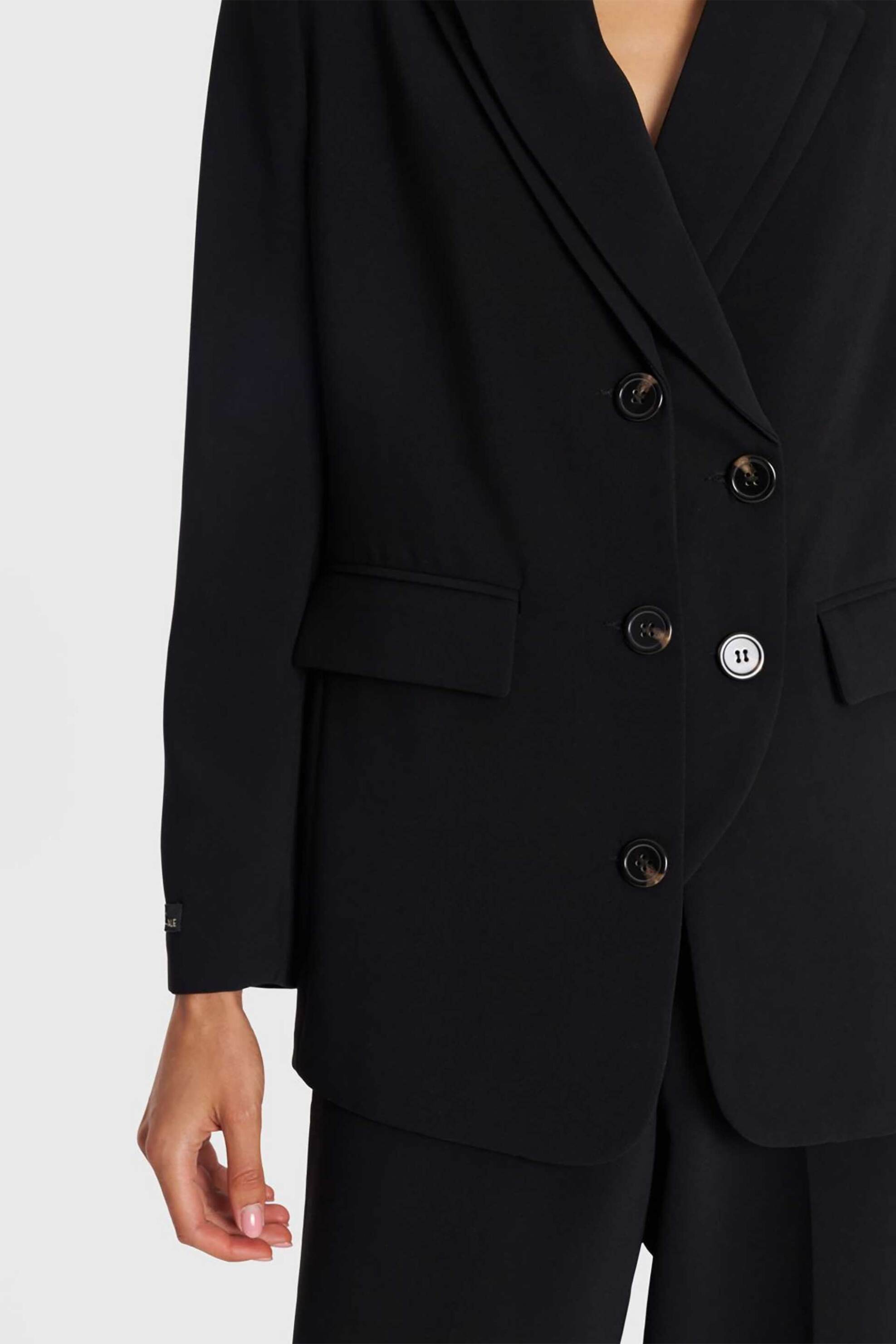 'ALE γυναικείο σακάκι με διακοσμητικές τσέπες - 8921488 Μαύρο φωτογραφία