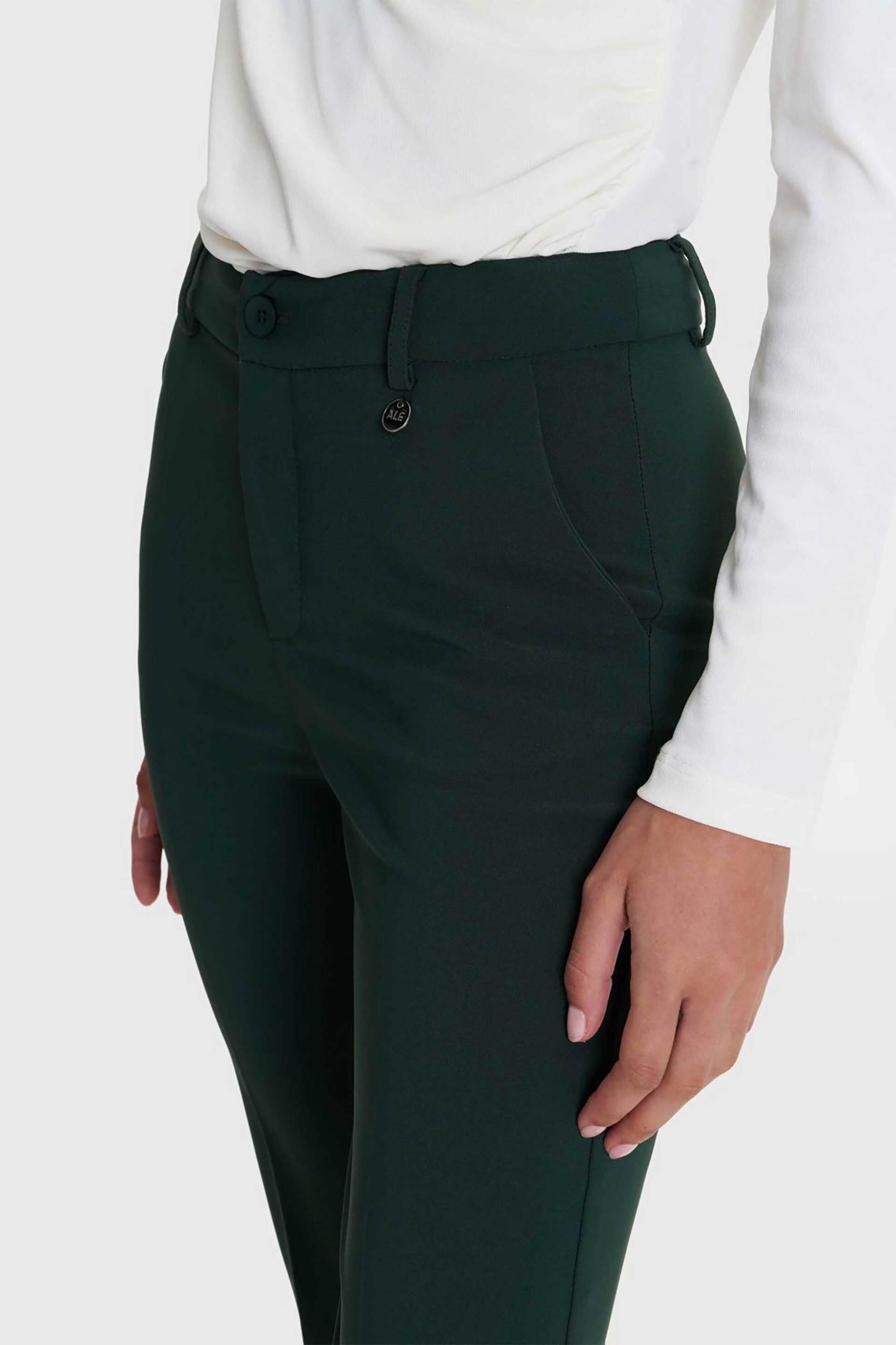 'ALE γυναικείο παντελόνι Slim Fit - 82464062M Πράσινο Σκούρο φωτογραφία