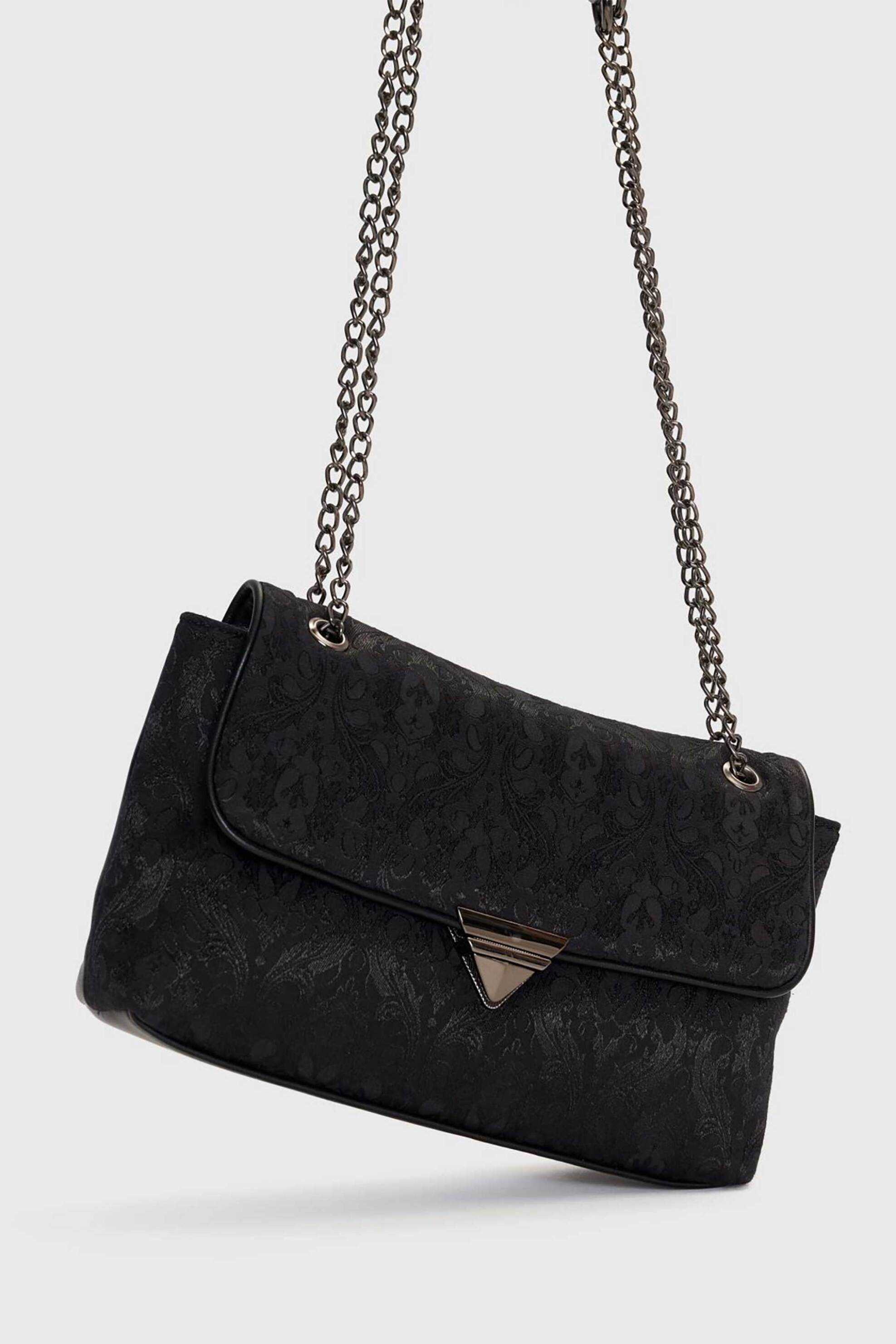 'ALE 'ALE γυναικεία τσάντα ώμου με αλυσίδα - 8T23053 Μαύρο