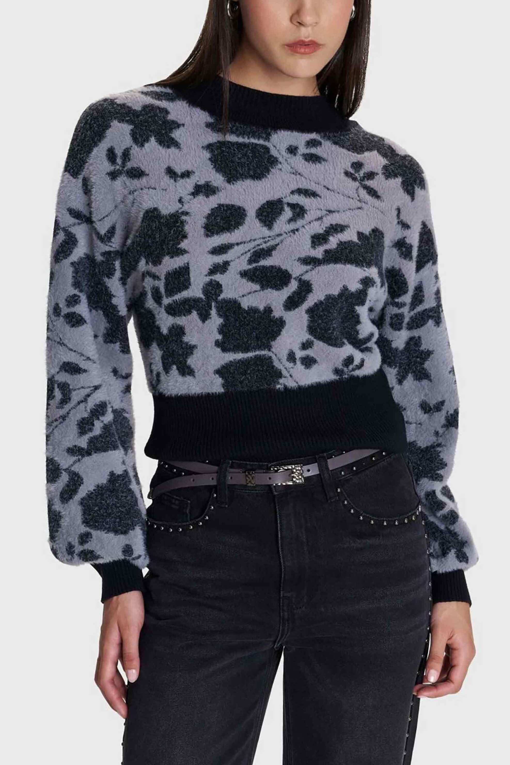 'ALE γυναικεία λεπτή δερμάτινη ζώνη με αγκράφα - 8Z23346 Ανθρακί φωτογραφία