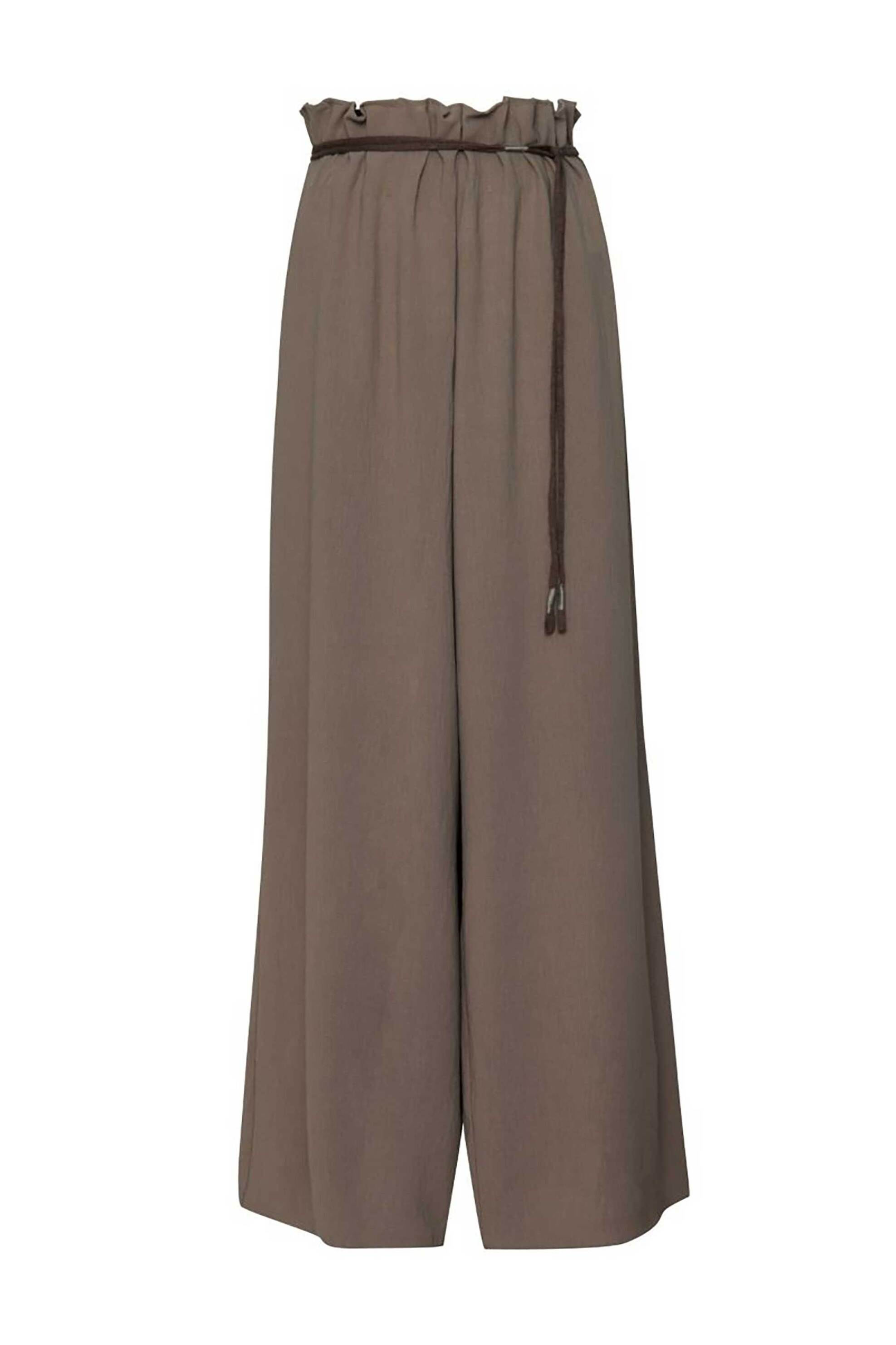 Ale Γυναικεία Παντελόνα Μονόχρωμη Loose Fit - 82276008 Ανθρακί
