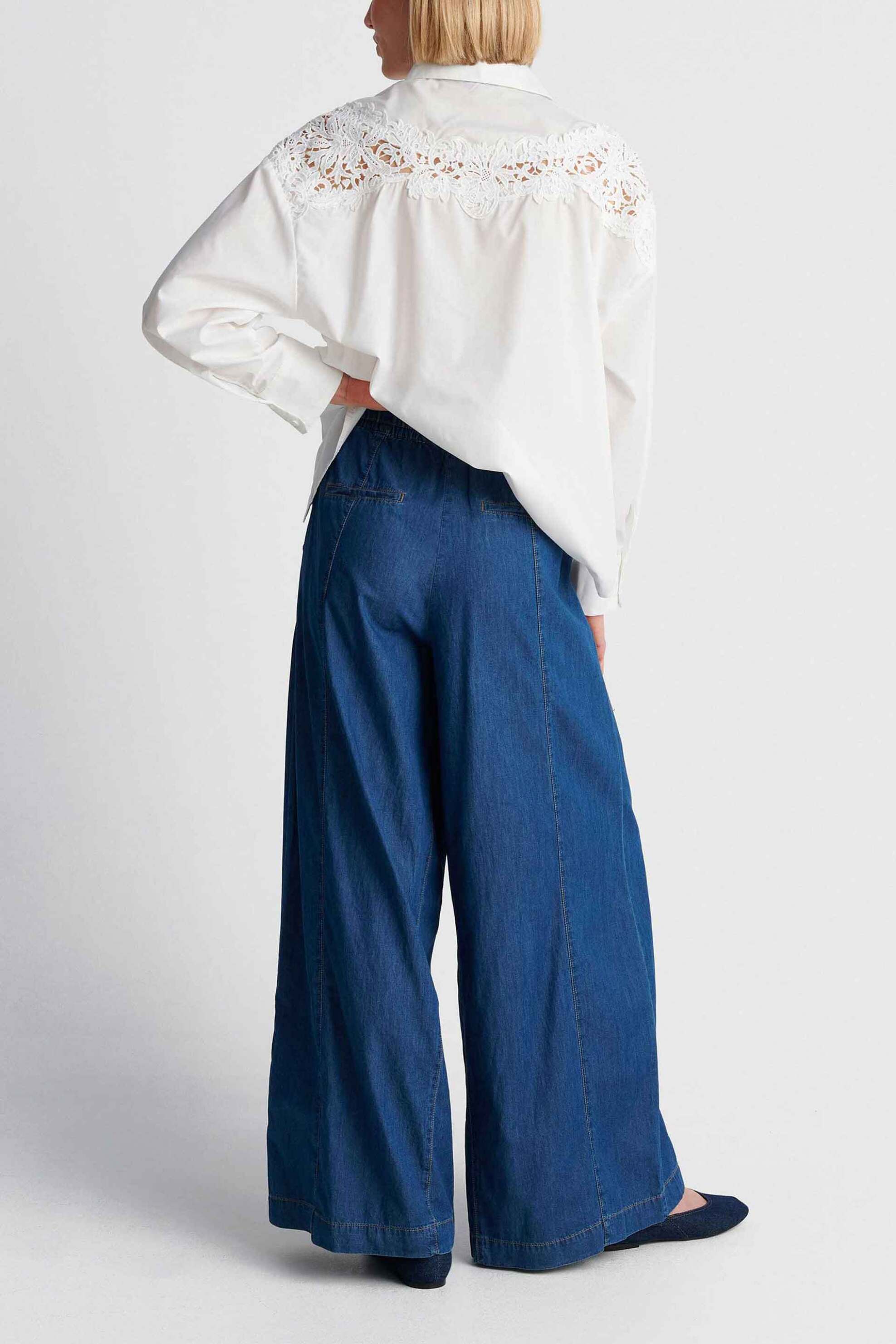 Ale Γυναικεία Denim Παντελόνα Loose Fit - 8923184 Blue Σκούρο