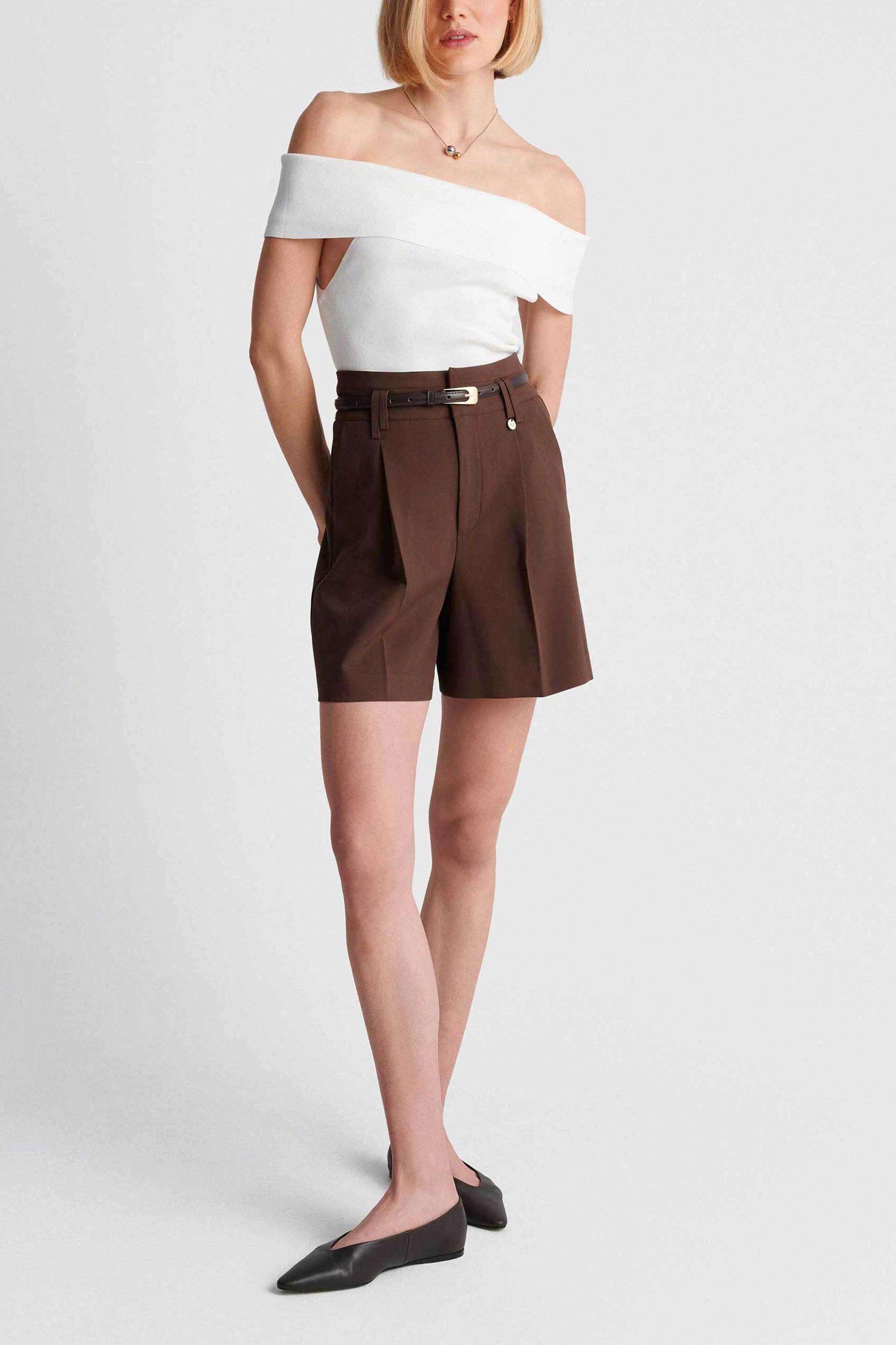 'ALE γυναικεία μπλούζα off shoulder - 8P23418 Λευκό