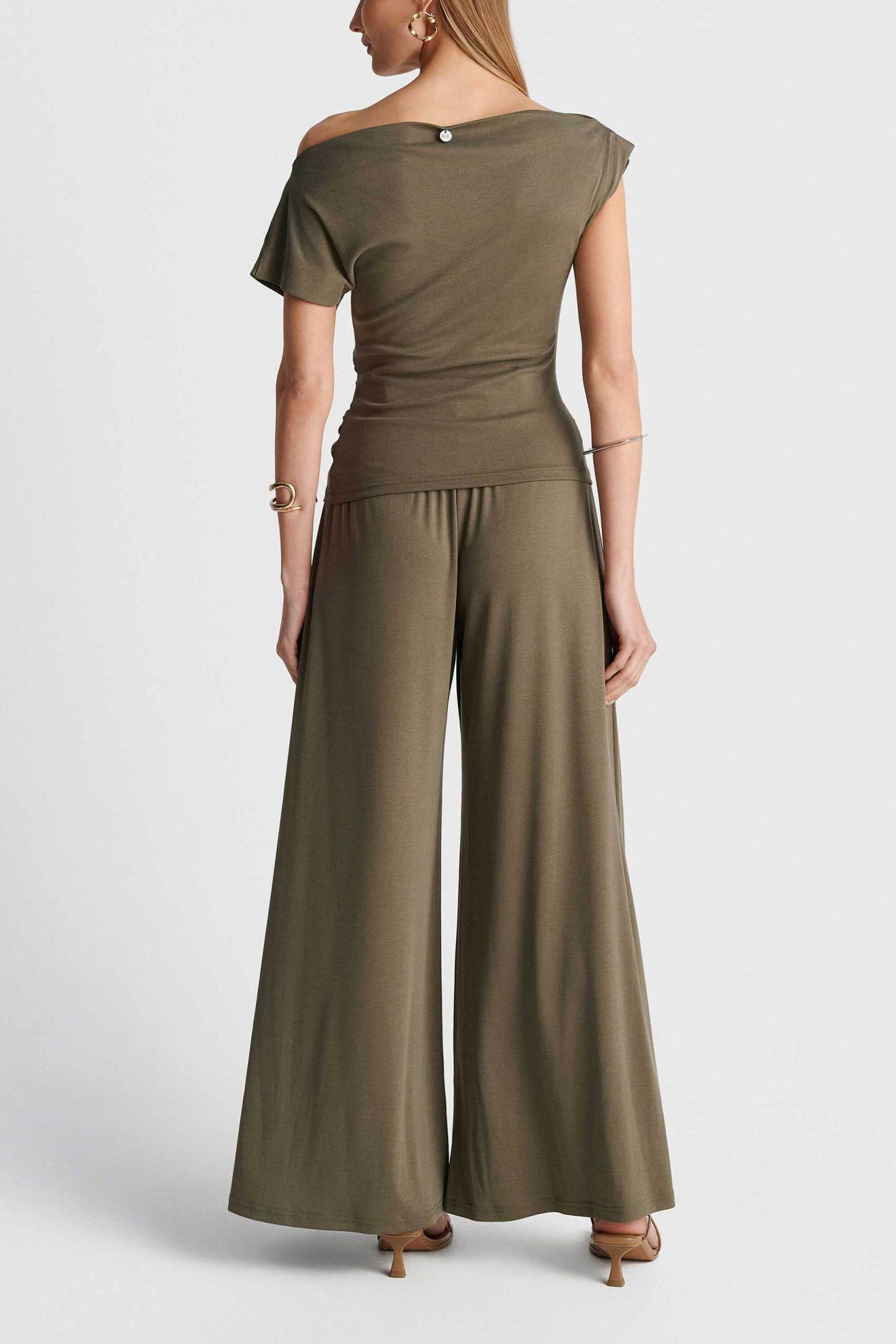 Ale Γυναικεία Μπλούζα Off Shoulder - 8923039 Χακί
