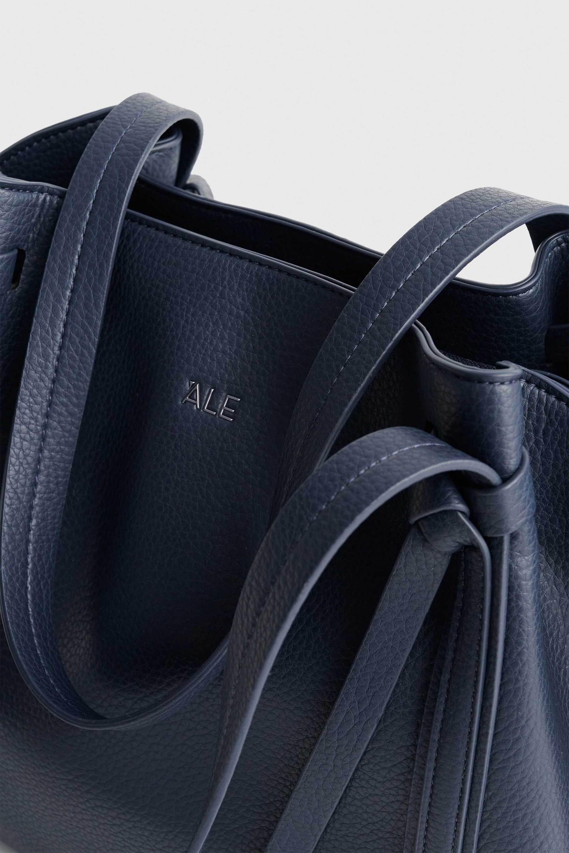 'ALE γυναικεία τσάντα ώμου με δερμάτινη όψη - 8T23467 Μπλε