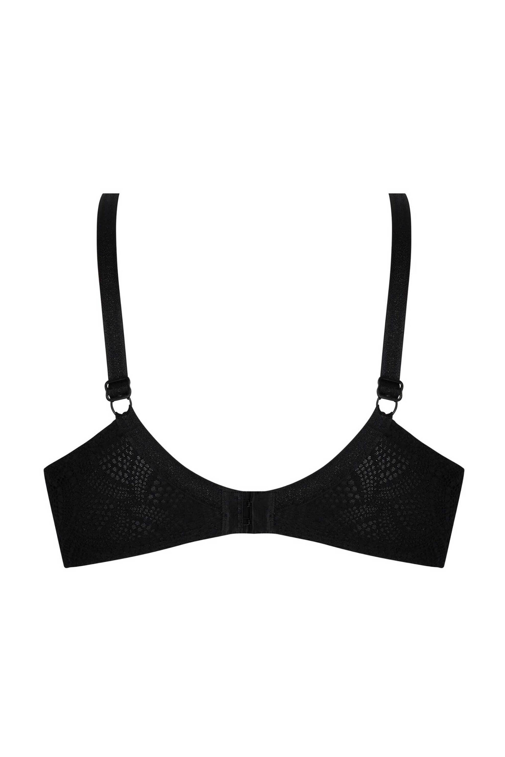 Lise Charmel γυναικείο σουτιέν με δαντέλα Cup D "Sexy Bohême Lace Demi-Cup Bra Fitting" - FCJ2840D Μαύρο φωτογραφία