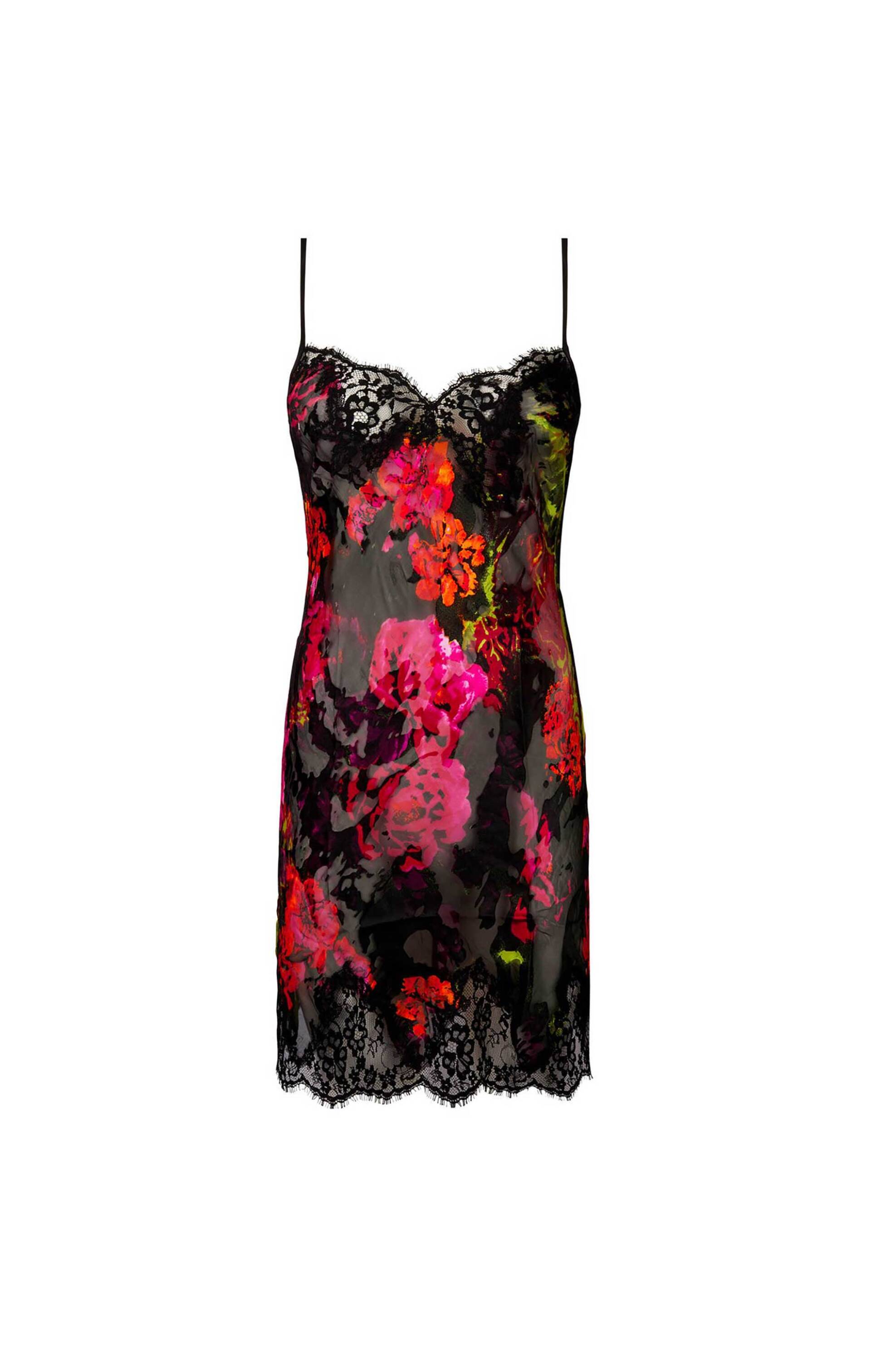 Lise Charmel γυναικείο lingerie με μετάξι "Floraison Passion Babydoll" - ALH1086 Μαύρο φωτογραφία