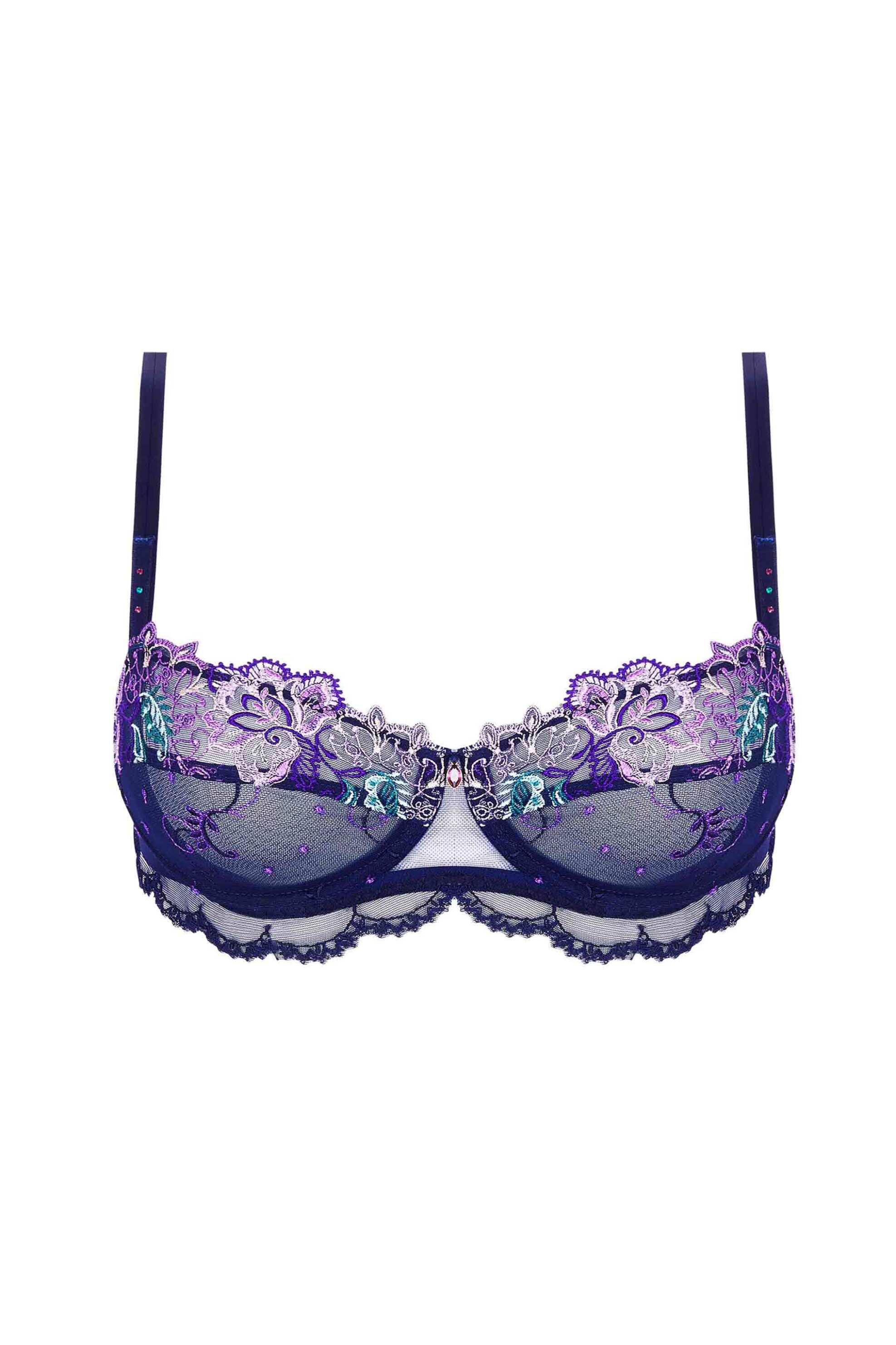 Lise Charmel γυναικείο σουτιέν με δαντέλα Cup D "Deesse Desirs" - ACH3077D Μπλε φωτογραφία