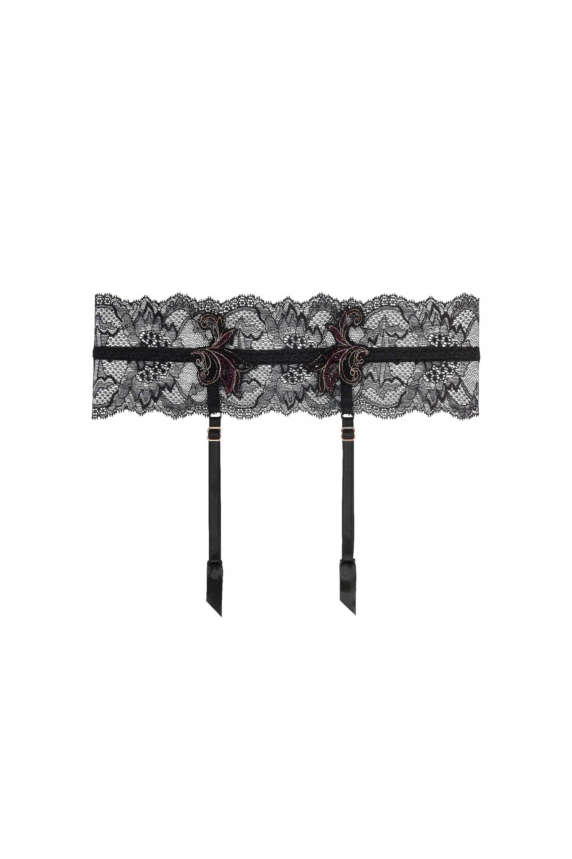 Lise Charmel γυναικείες ζαρτιέρες με δαντέλα "Charme Secret" - ACJ4733 Μαύρο φωτογραφία