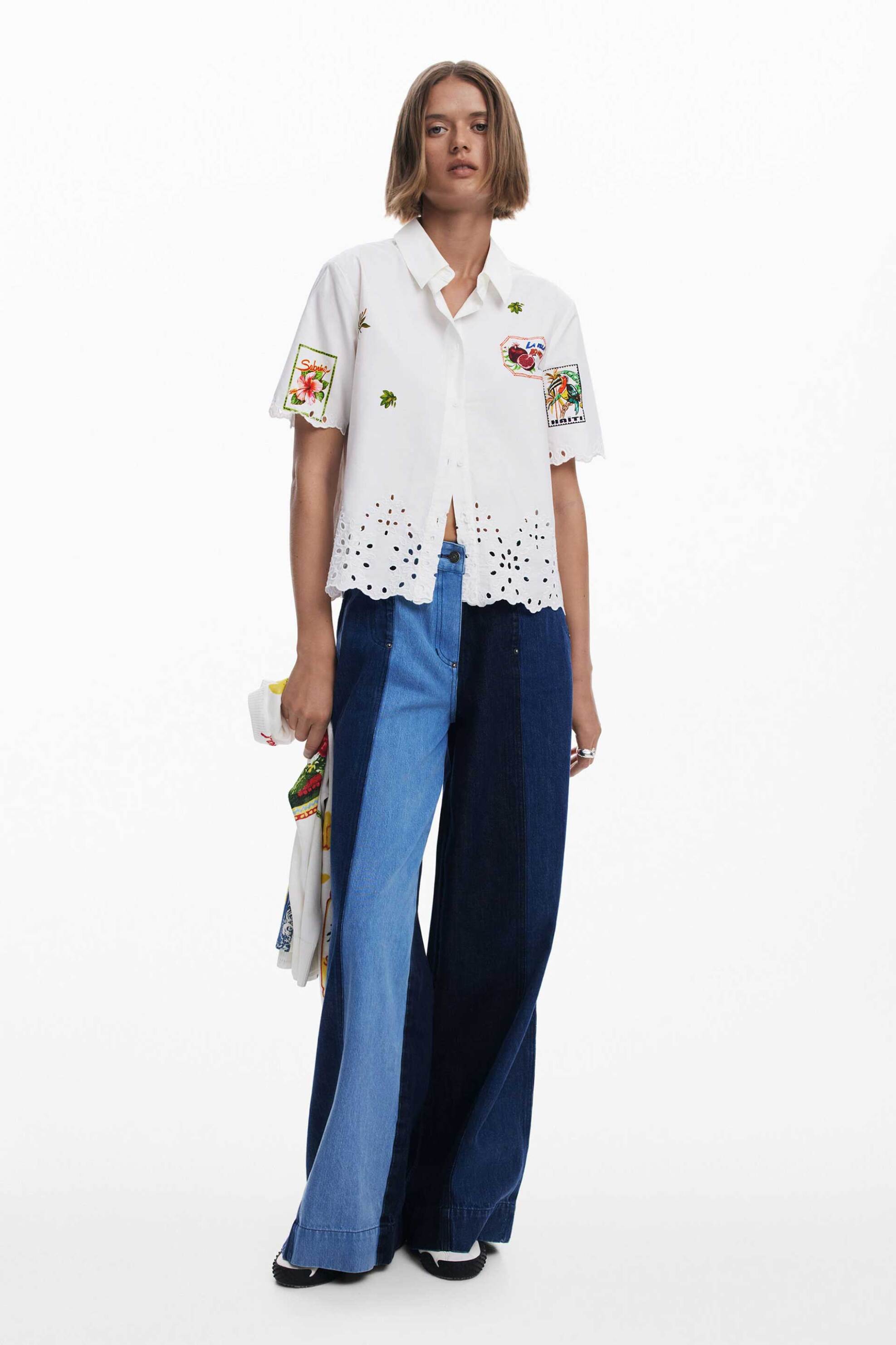 DESIGUAL Desigual γυναικείo πουκάμισο με print 