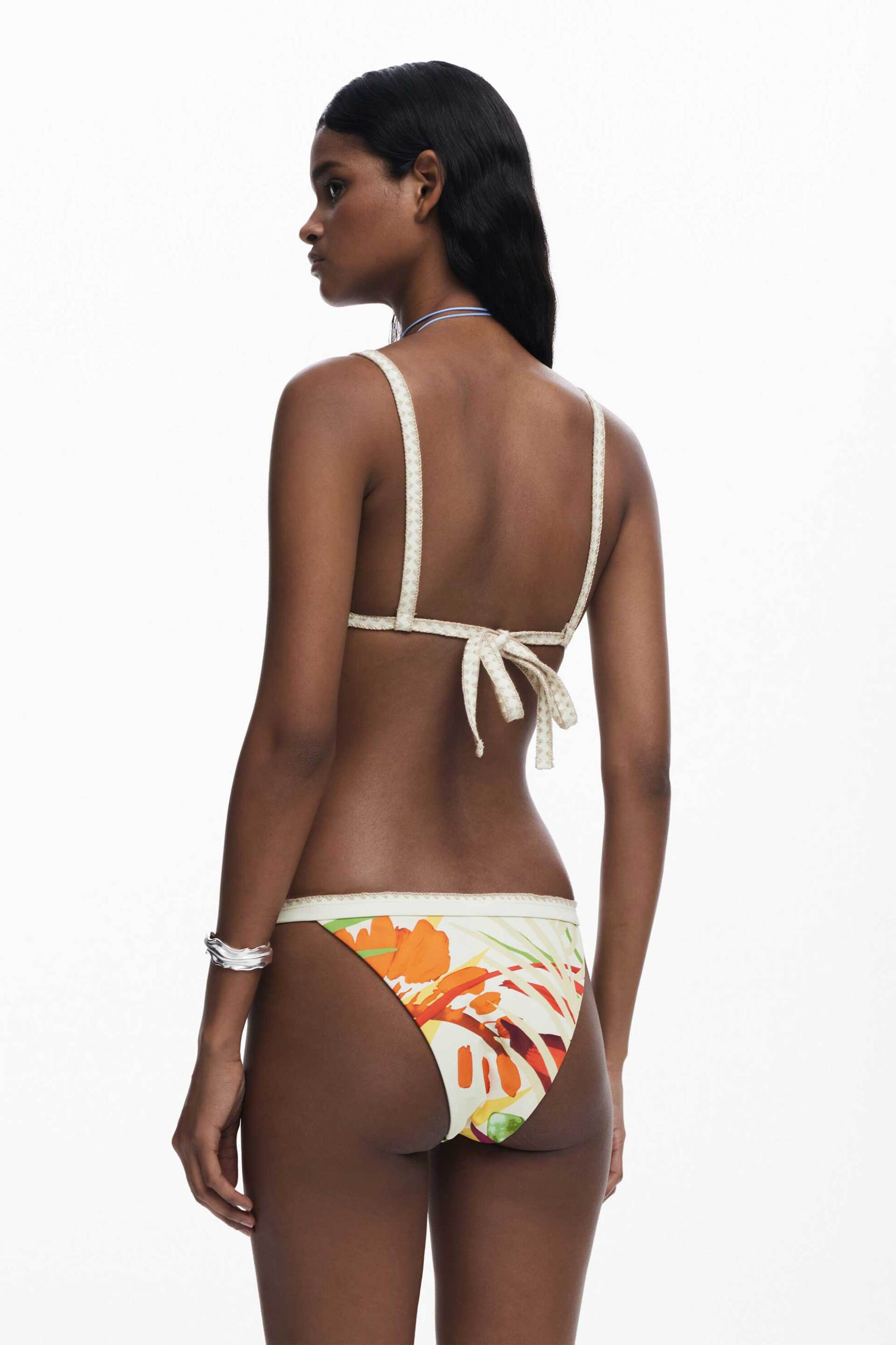 DESIGUAL Desigual γυναικείο μαγιό μπικίνι τοπ "Belice" - 25SWMK05 Λευκό - 3