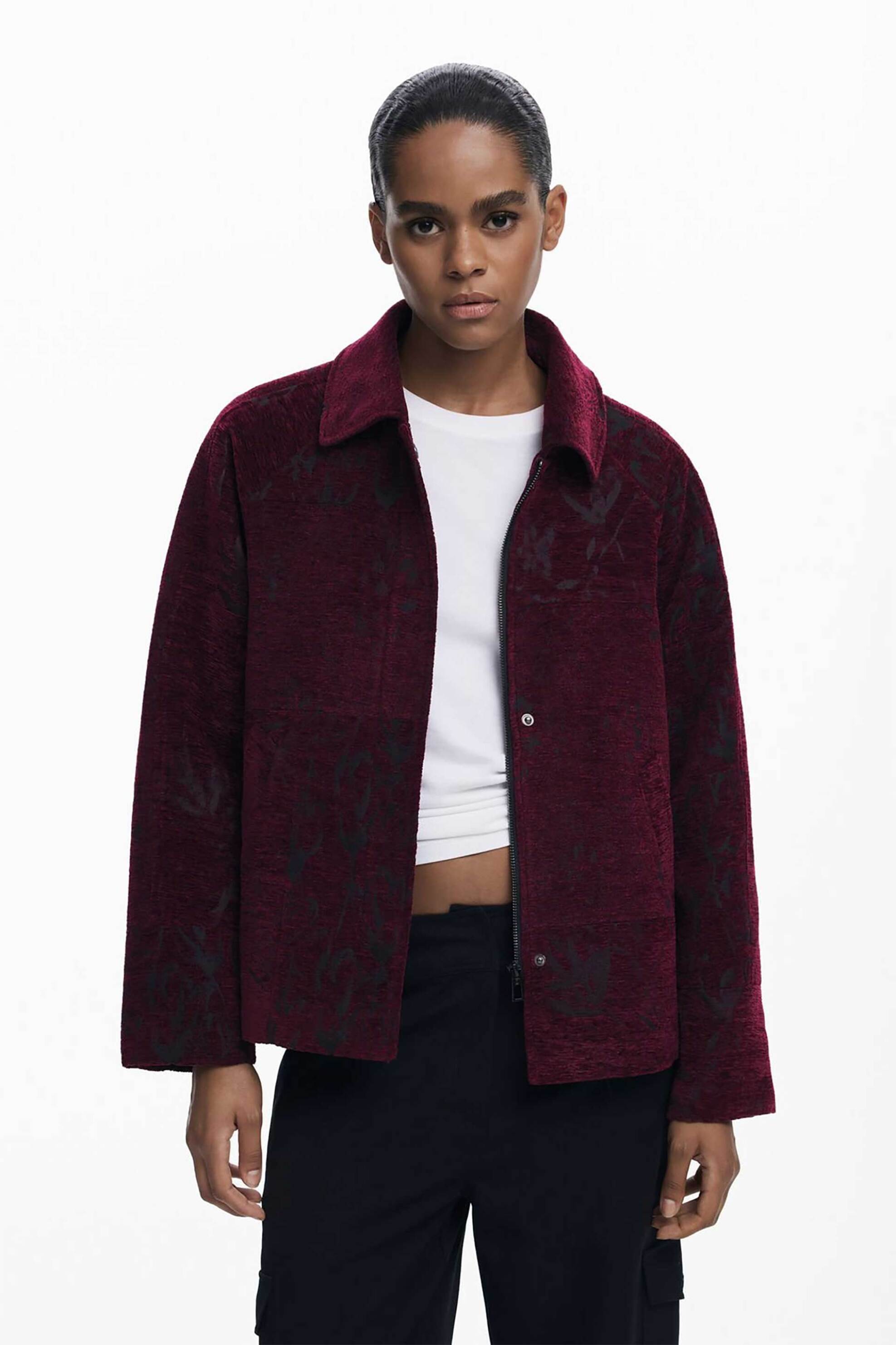 Γυναικεία πανωφόρια desigual σε μπορντο