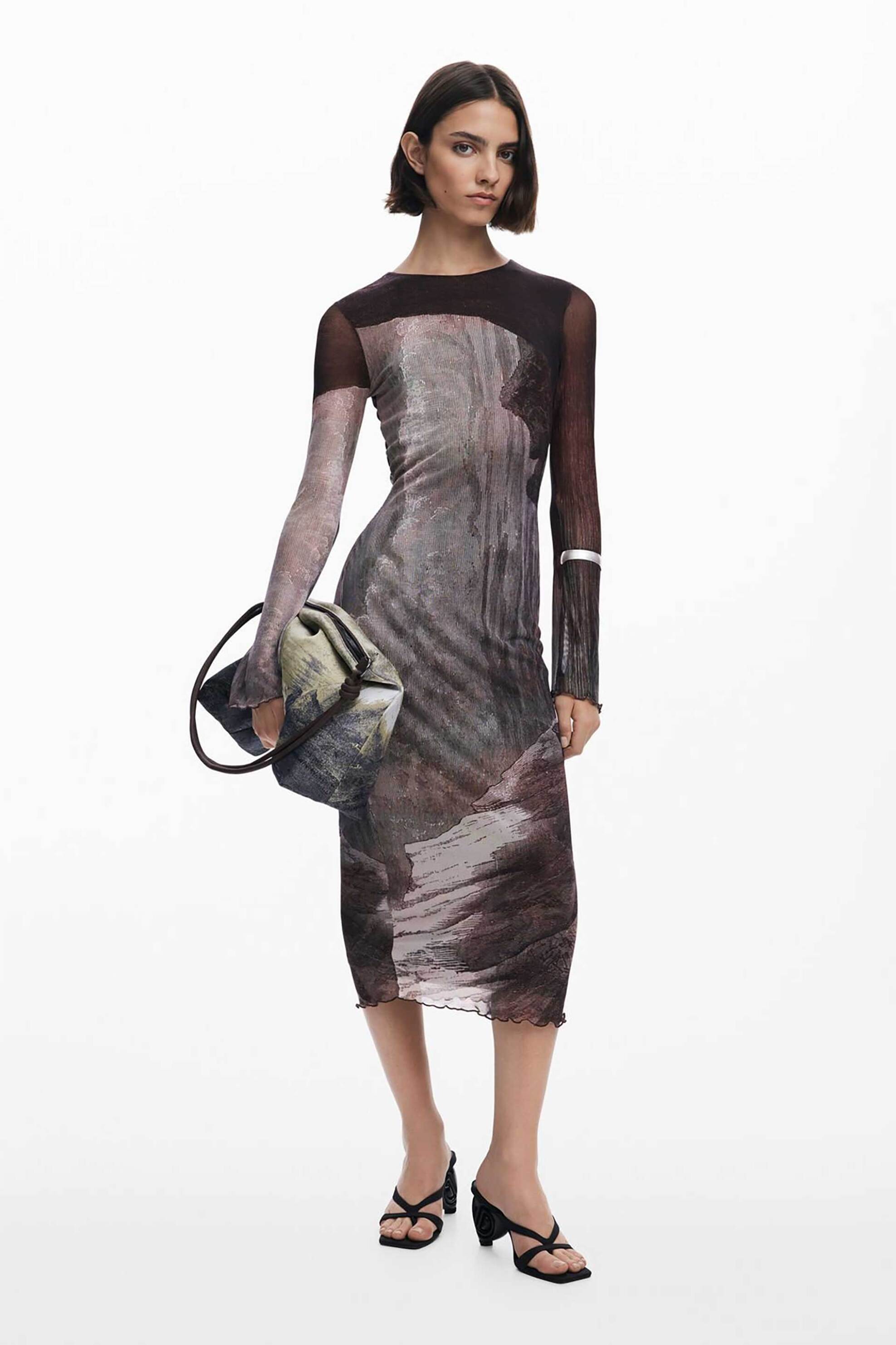 Γυναικεία φορέματα desigual σε καφε