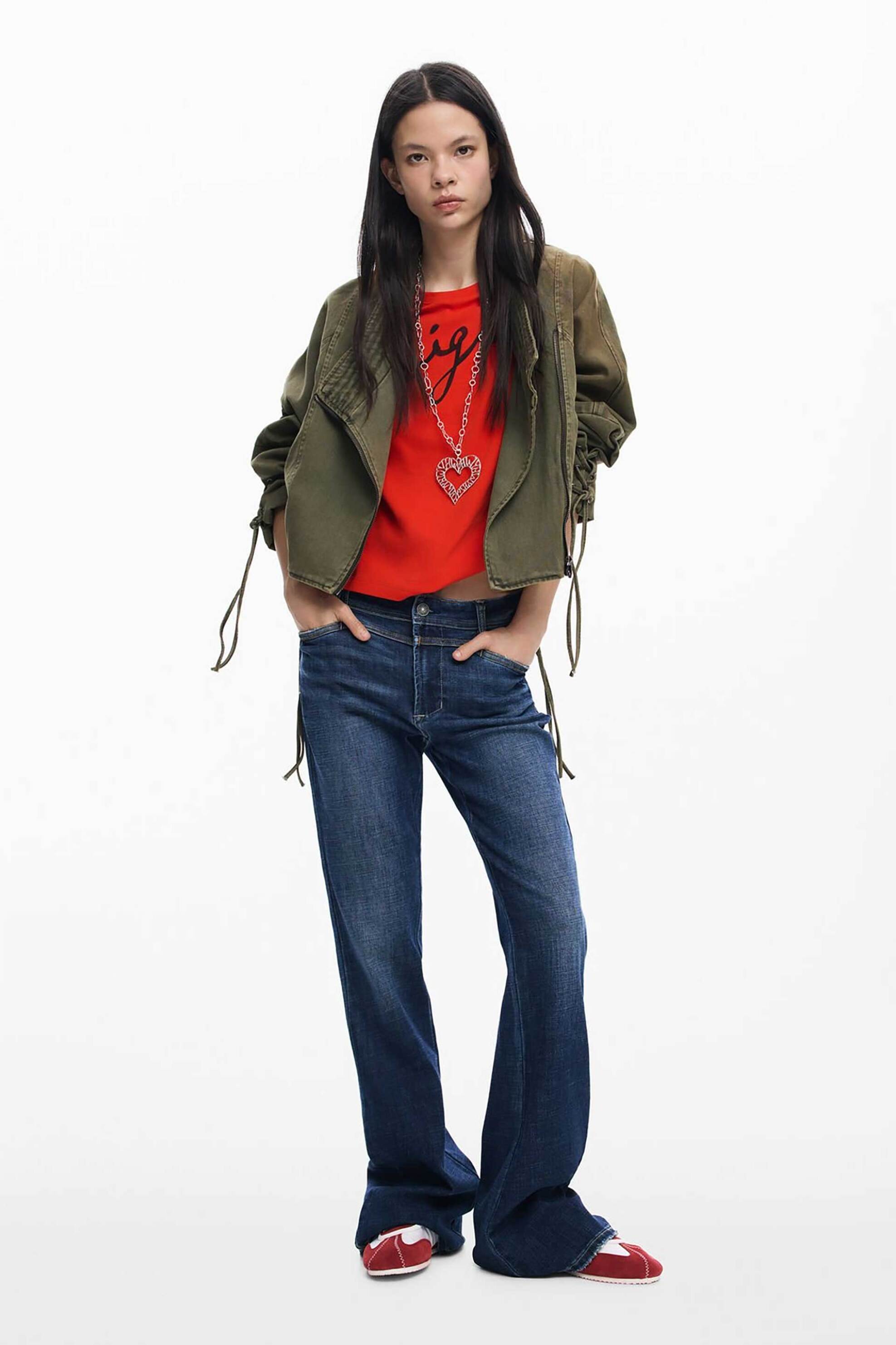 Desigual γυναικείo T-shirt με λογότυπο Regular Fit 