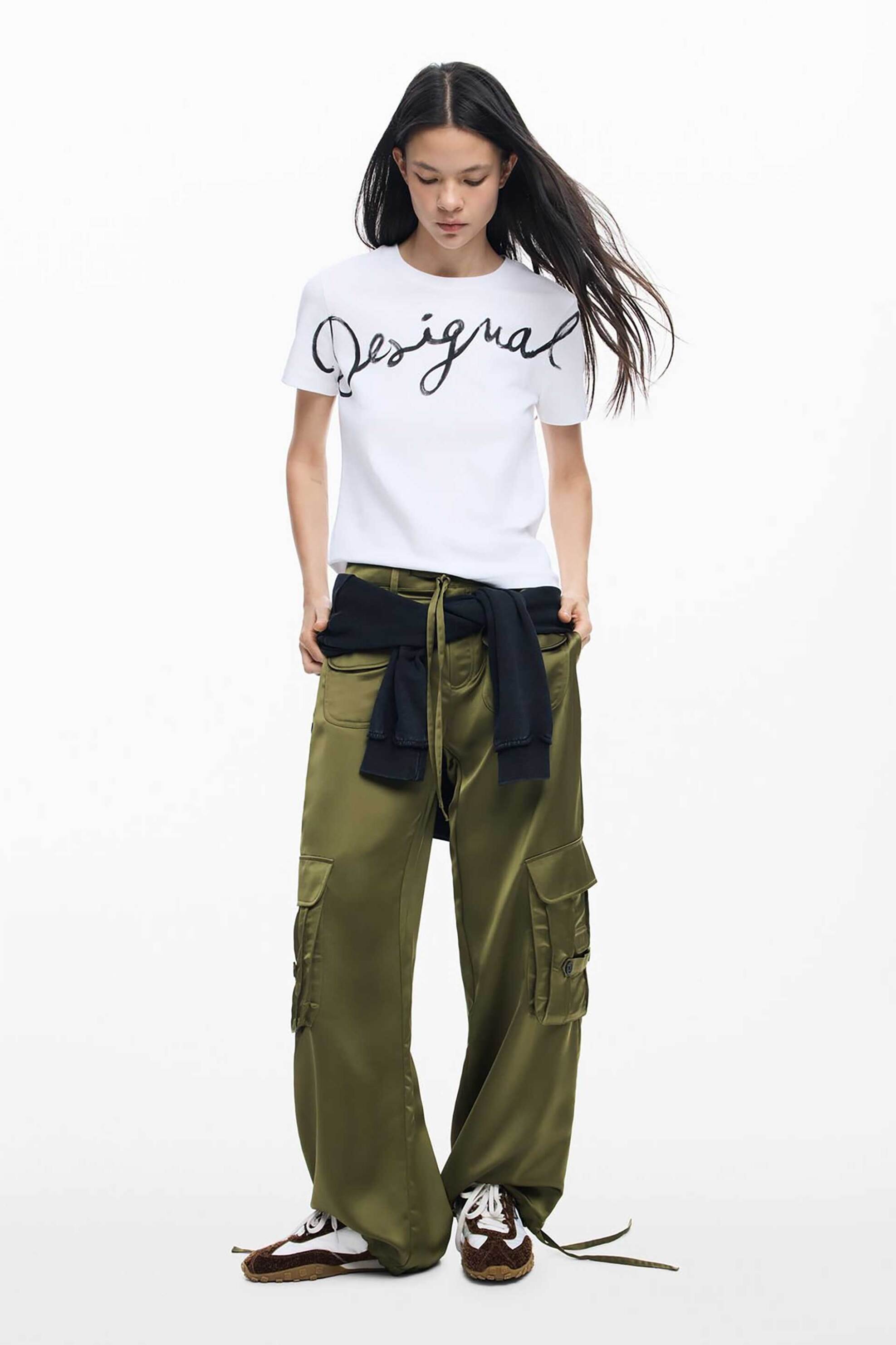 Desigual γυναικείo T-shirt με λογότυπο Regular Fit 
