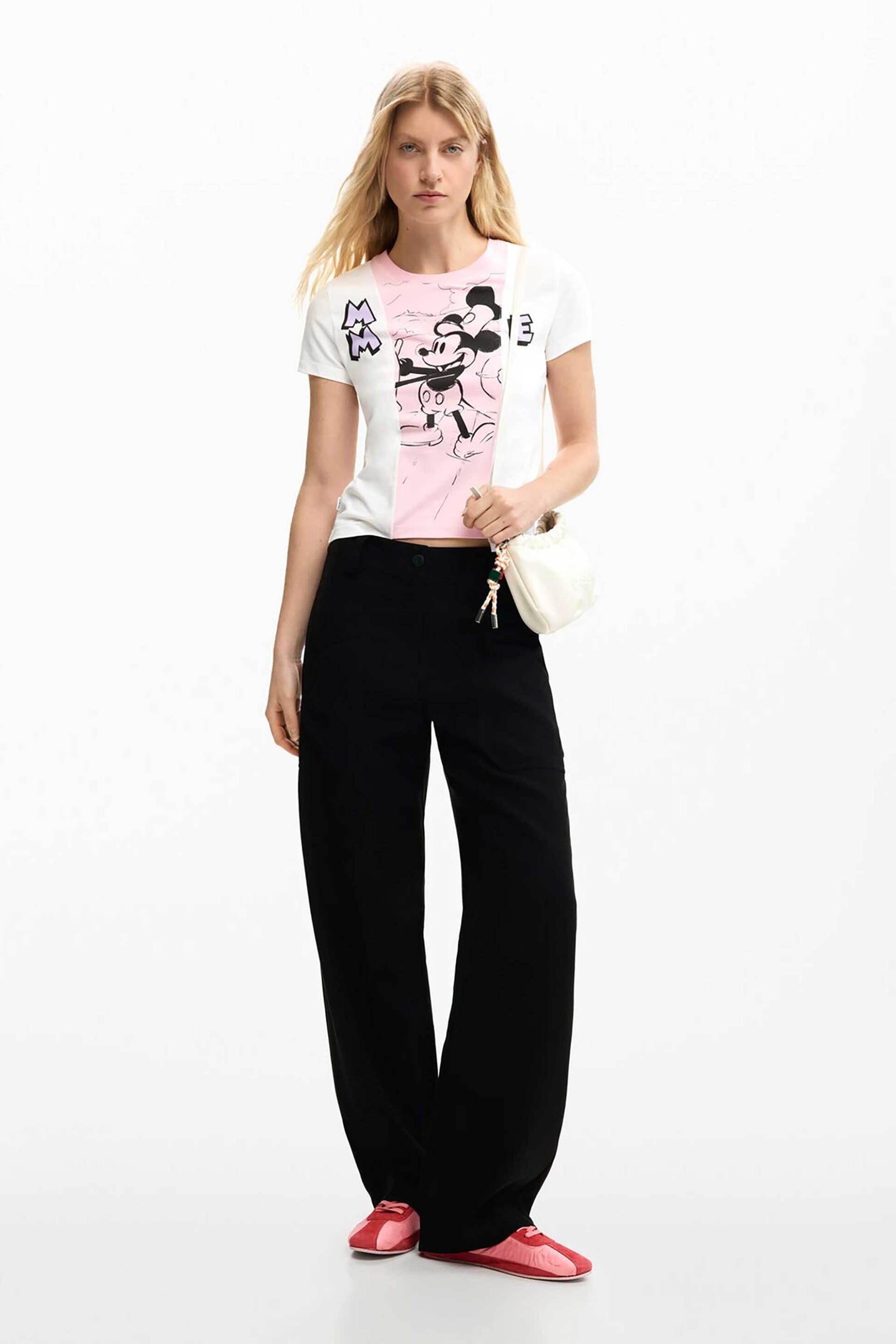 Desigual γυναικείο T-shirt με print Regular Fit 